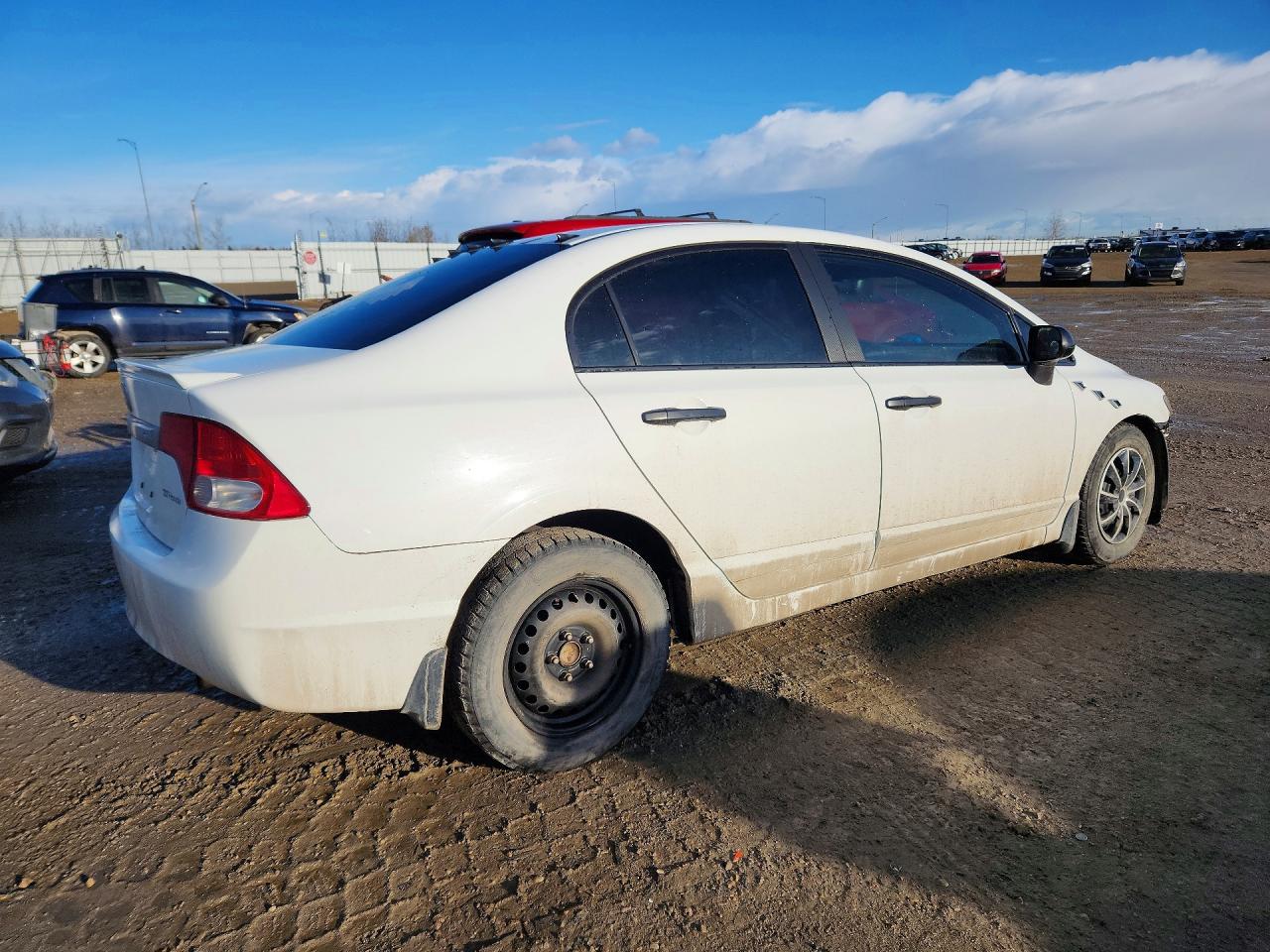 2009 Honda Civic Dx-g White vin: 2HGFA16499H017834