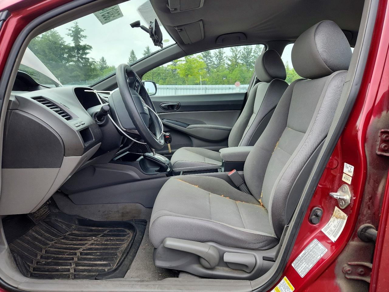 2008 Honda Civic Dx-g Бордовый vin: 2HGFA164X8H025441