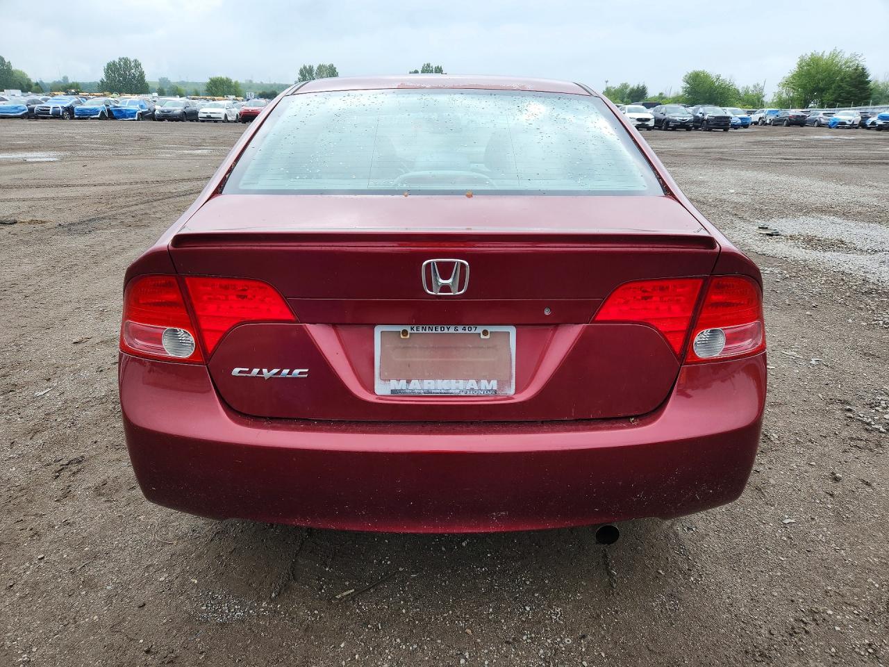 2008 Honda Civic Dx-g Бордовый vin: 2HGFA164X8H025441