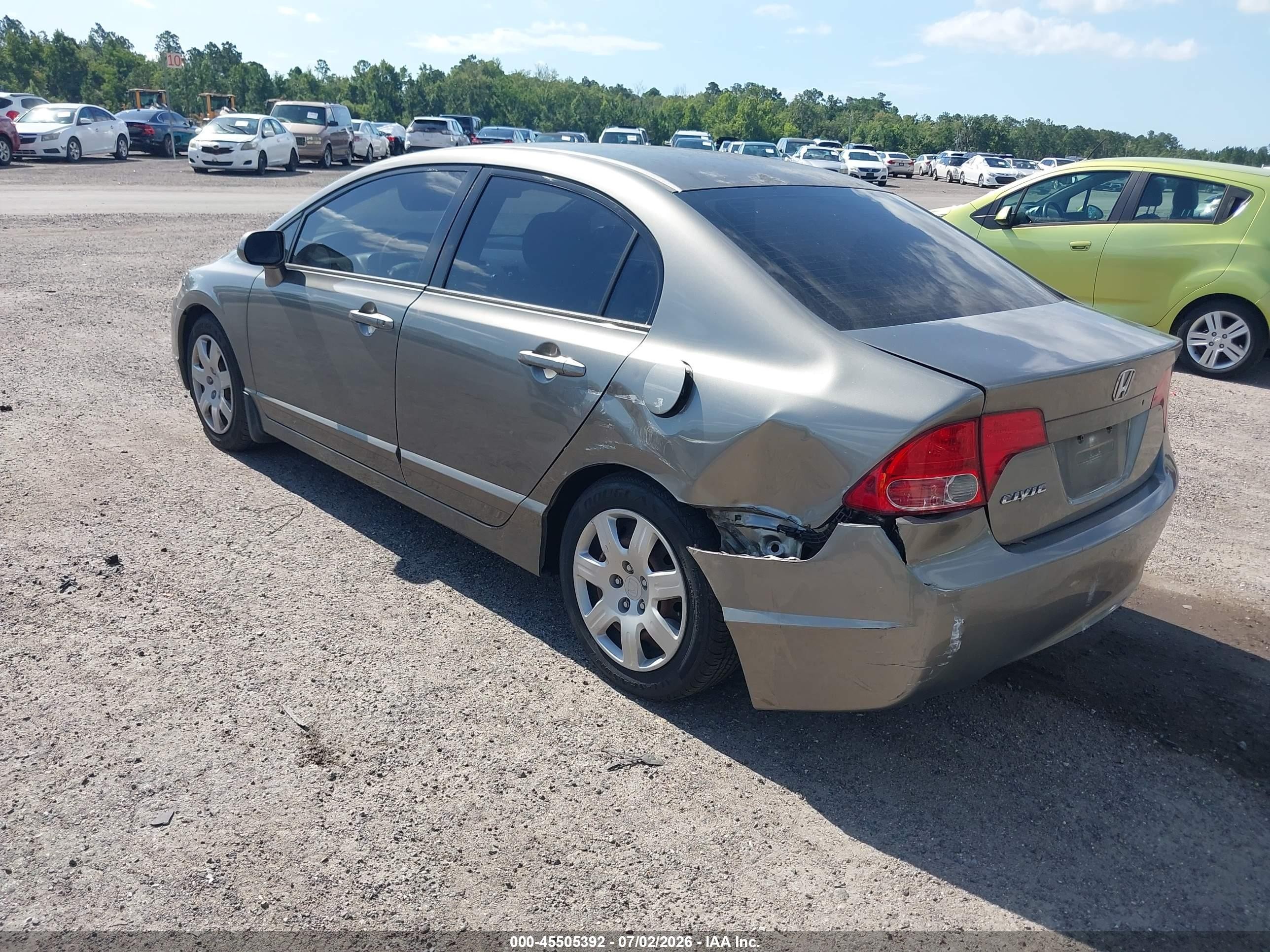 2006 Honda Civic Lx Коричневый vin: 2HGFA16506H503257