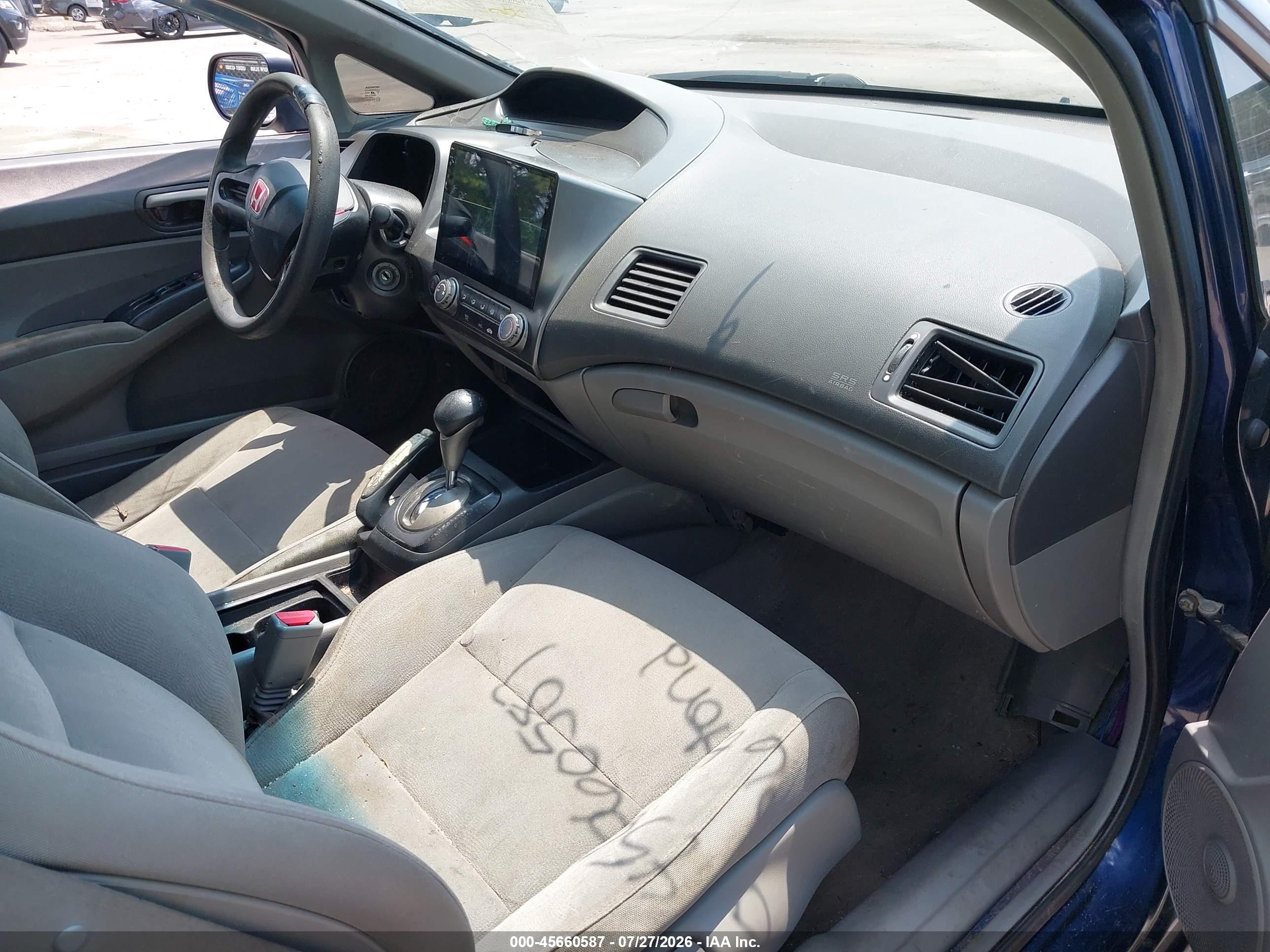 2006 Honda Civic Lx Синий vin: 2HGFA16506H518907