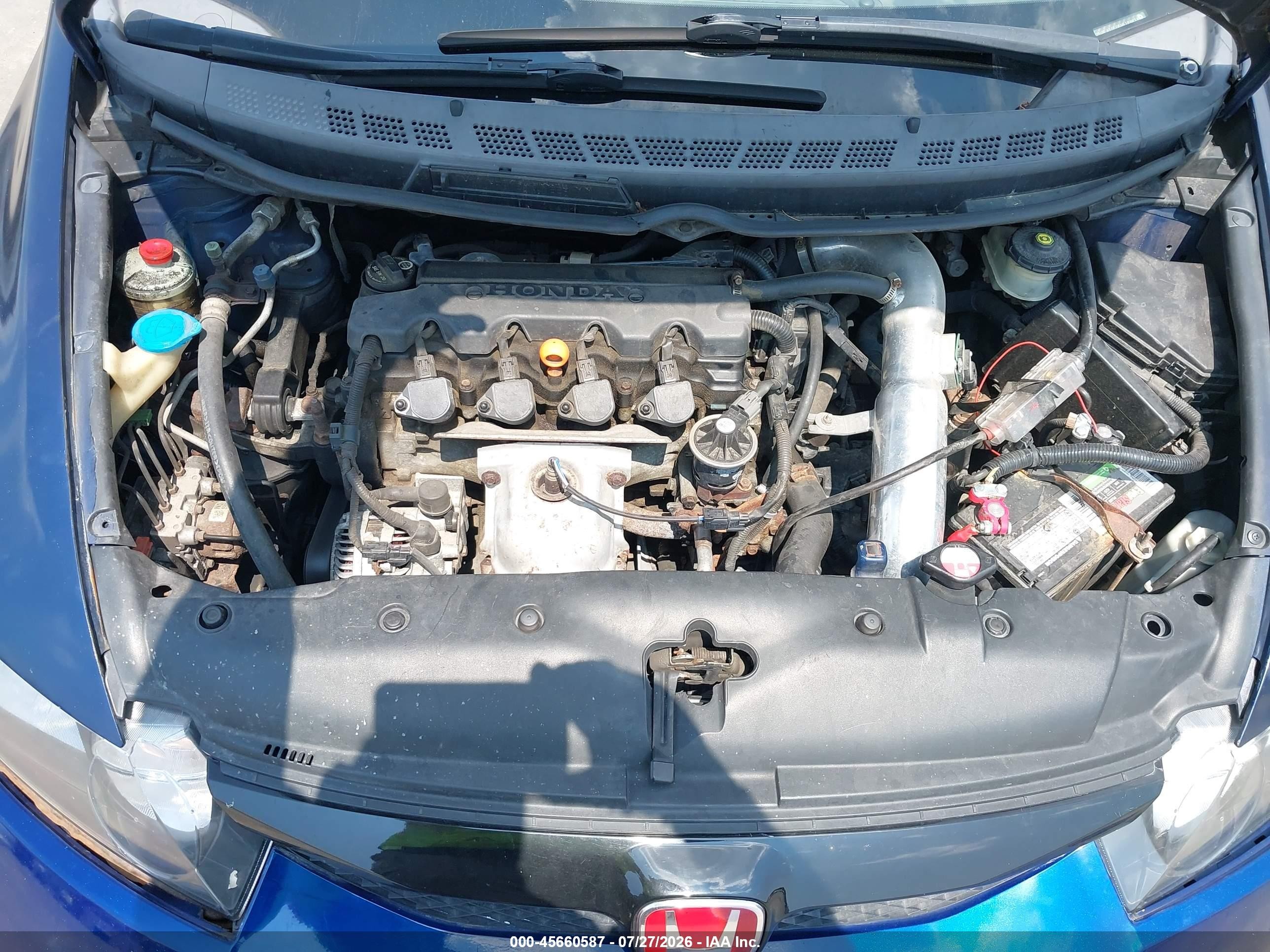 2006 Honda Civic Lx Синий vin: 2HGFA16506H518907