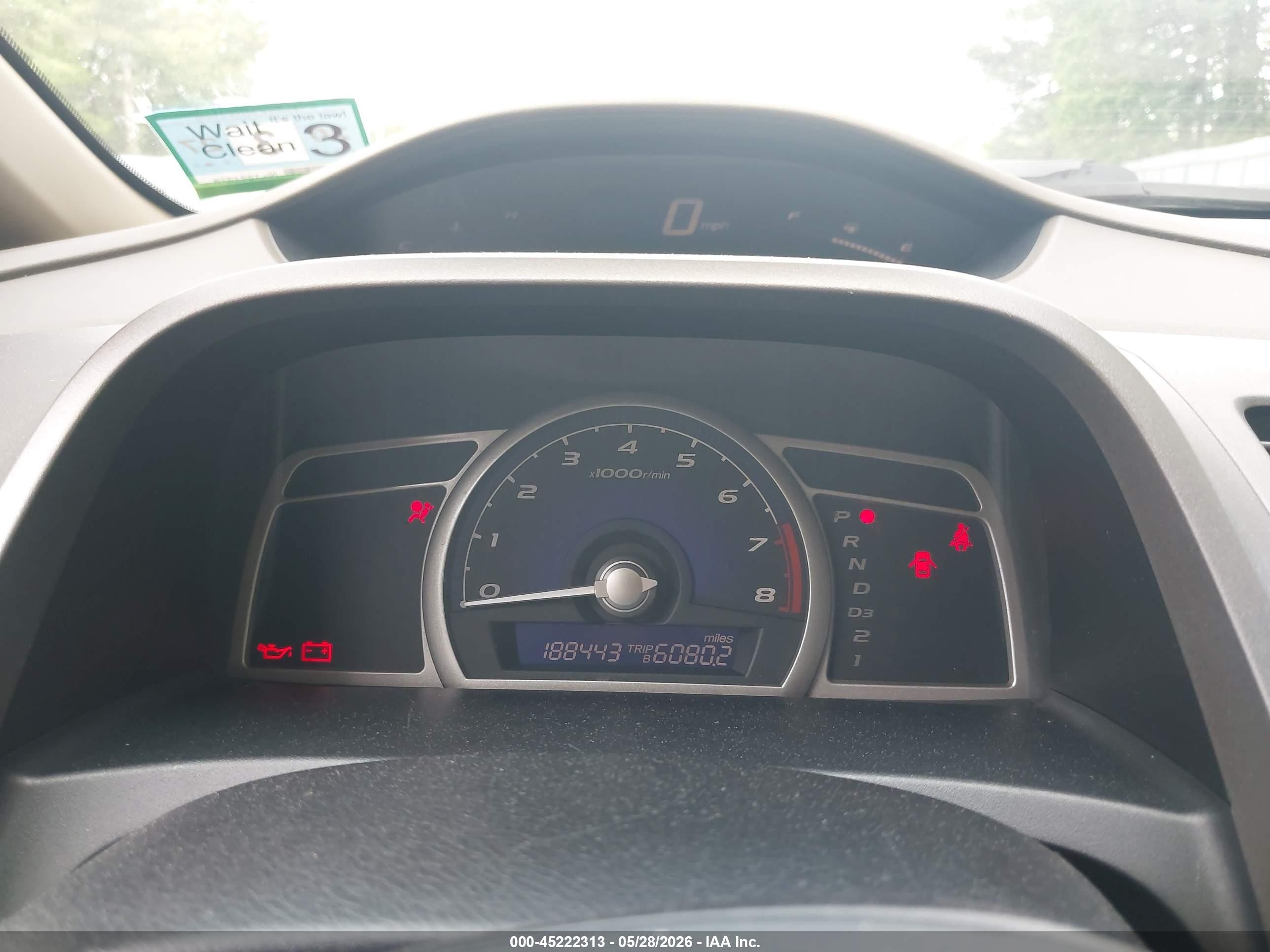 2007 Honda Civic Lx White vin: 2HGFA16507H301553