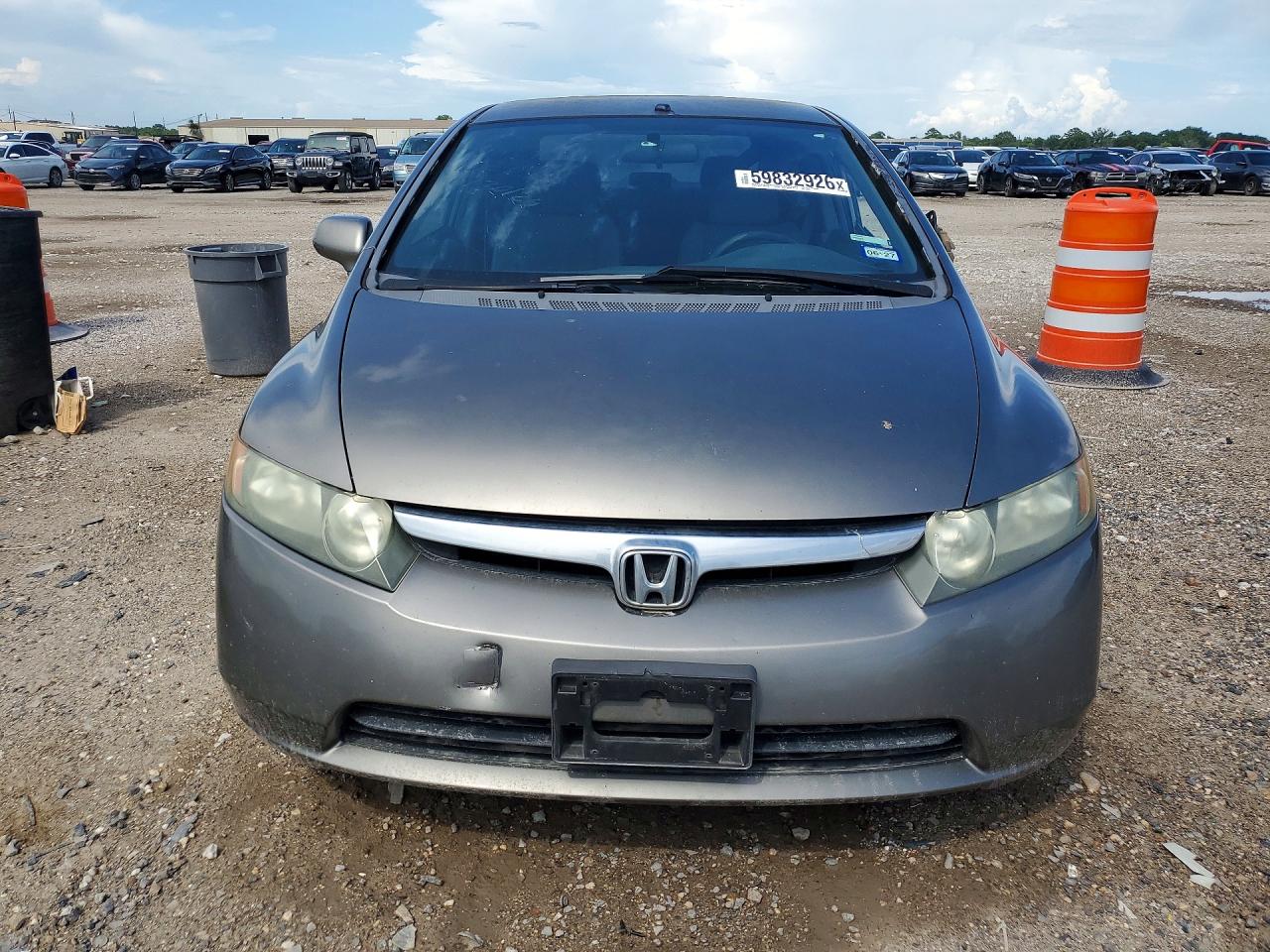 2007 Honda Civic Lx Серый vin: 2HGFA16507H309247