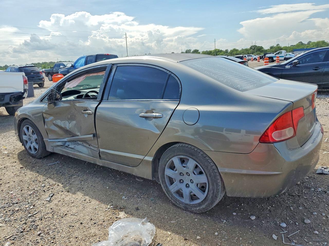 2007 Honda Civic Lx Серый vin: 2HGFA16507H309247