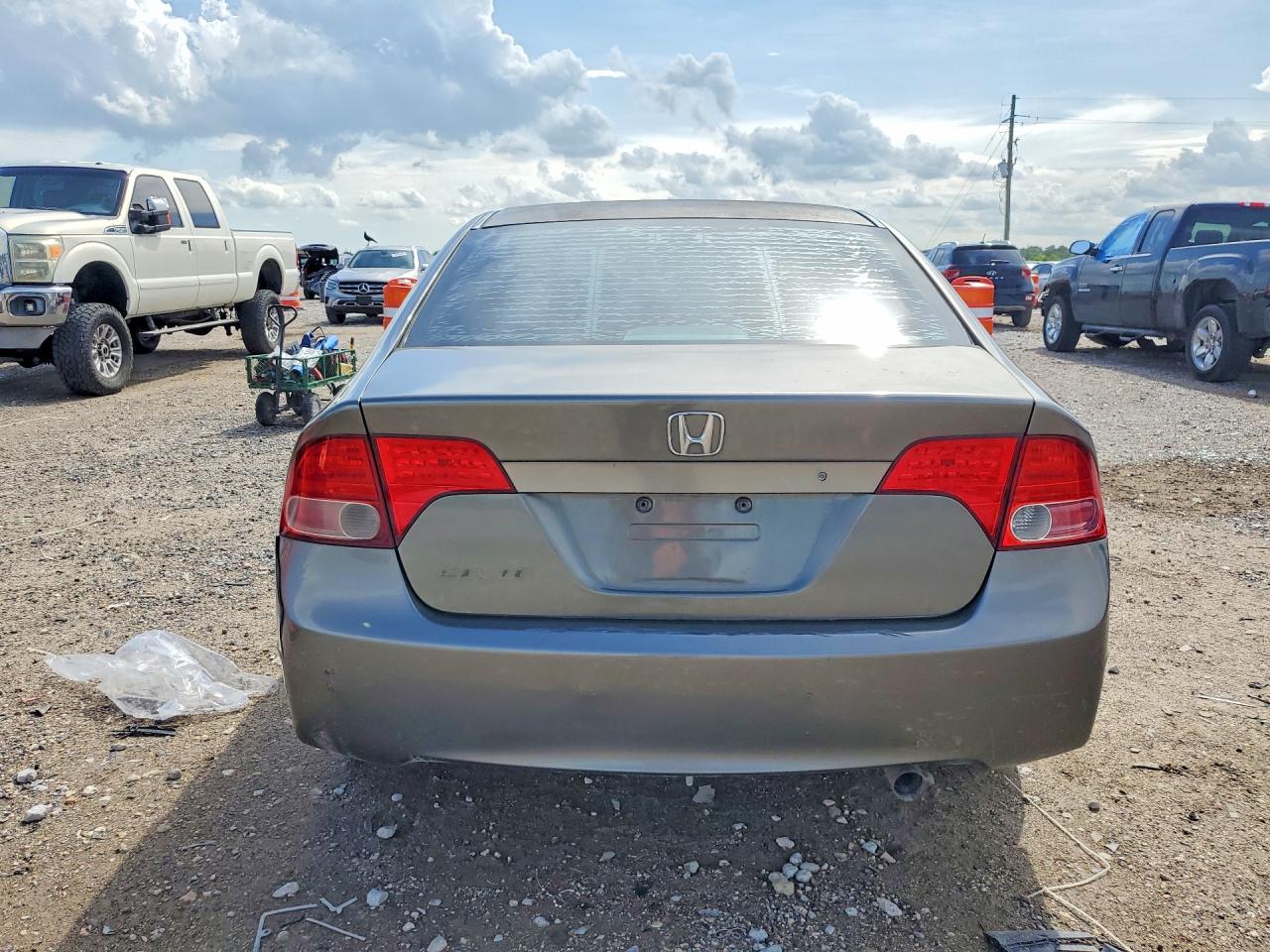 2007 Honda Civic Lx Серый vin: 2HGFA16507H309247