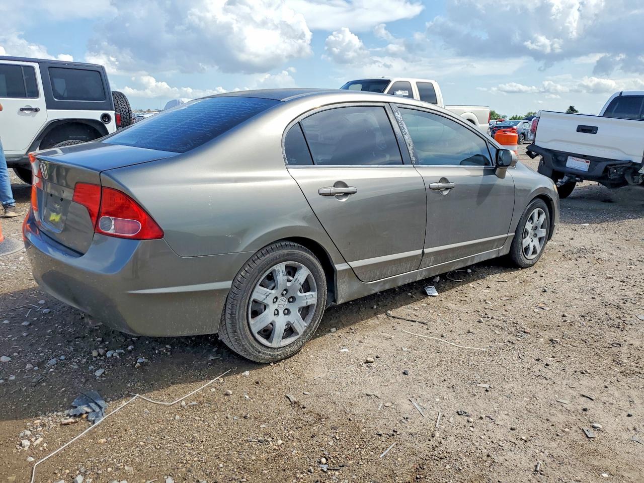 2007 Honda Civic Lx Серый vin: 2HGFA16507H309247