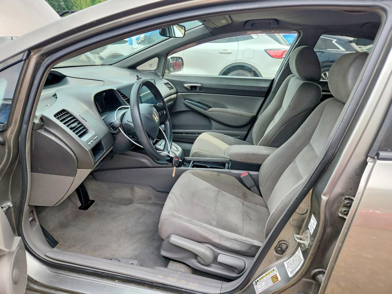 2007 Honda Civic Lx Gray vin: 2HGFA16507H316618