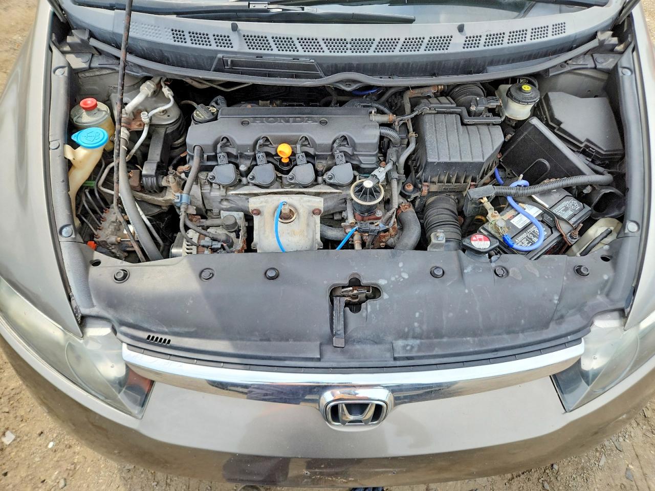 2007 Honda Civic Lx Gray vin: 2HGFA16507H316618