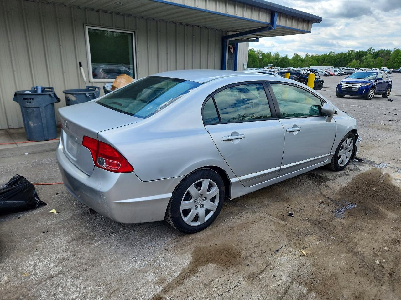 2007 Honda Civic Lx Silver vin: 2HGFA16507H504216