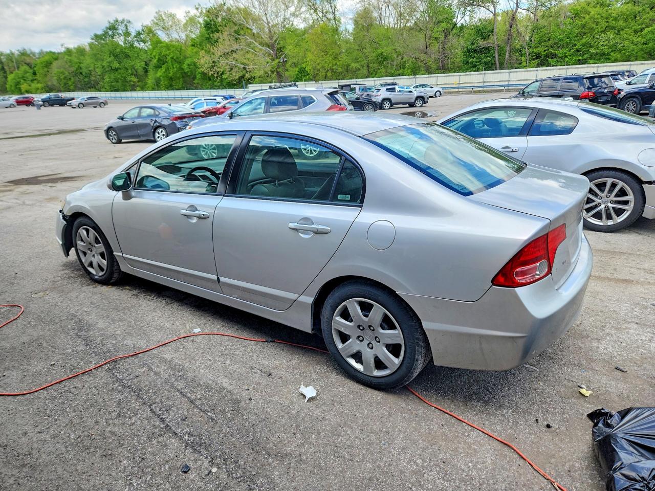 2007 Honda Civic Lx Silver vin: 2HGFA16507H504216