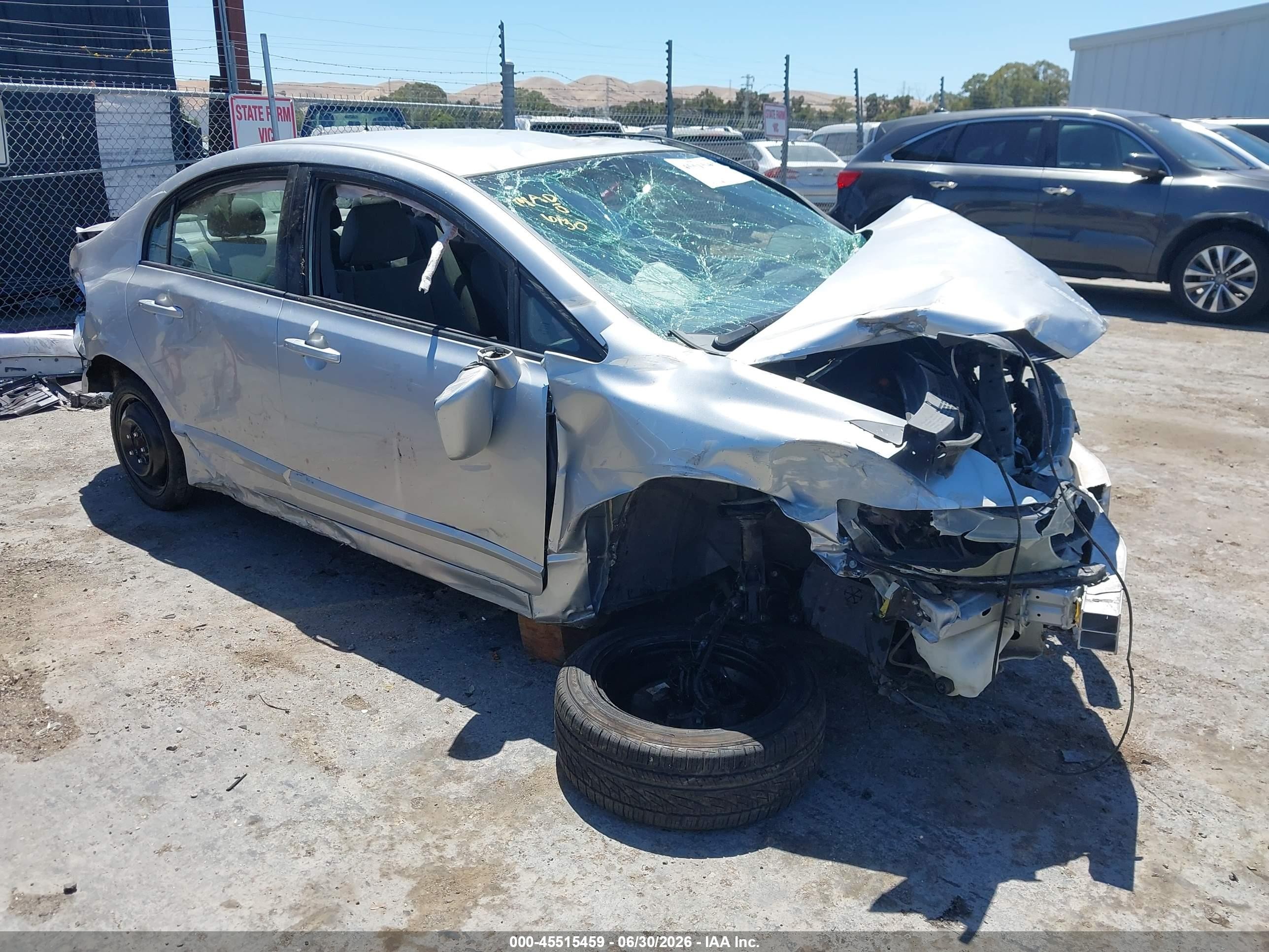 2008 Honda Civic Lx Серебряный vin: 2HGFA16508H302168