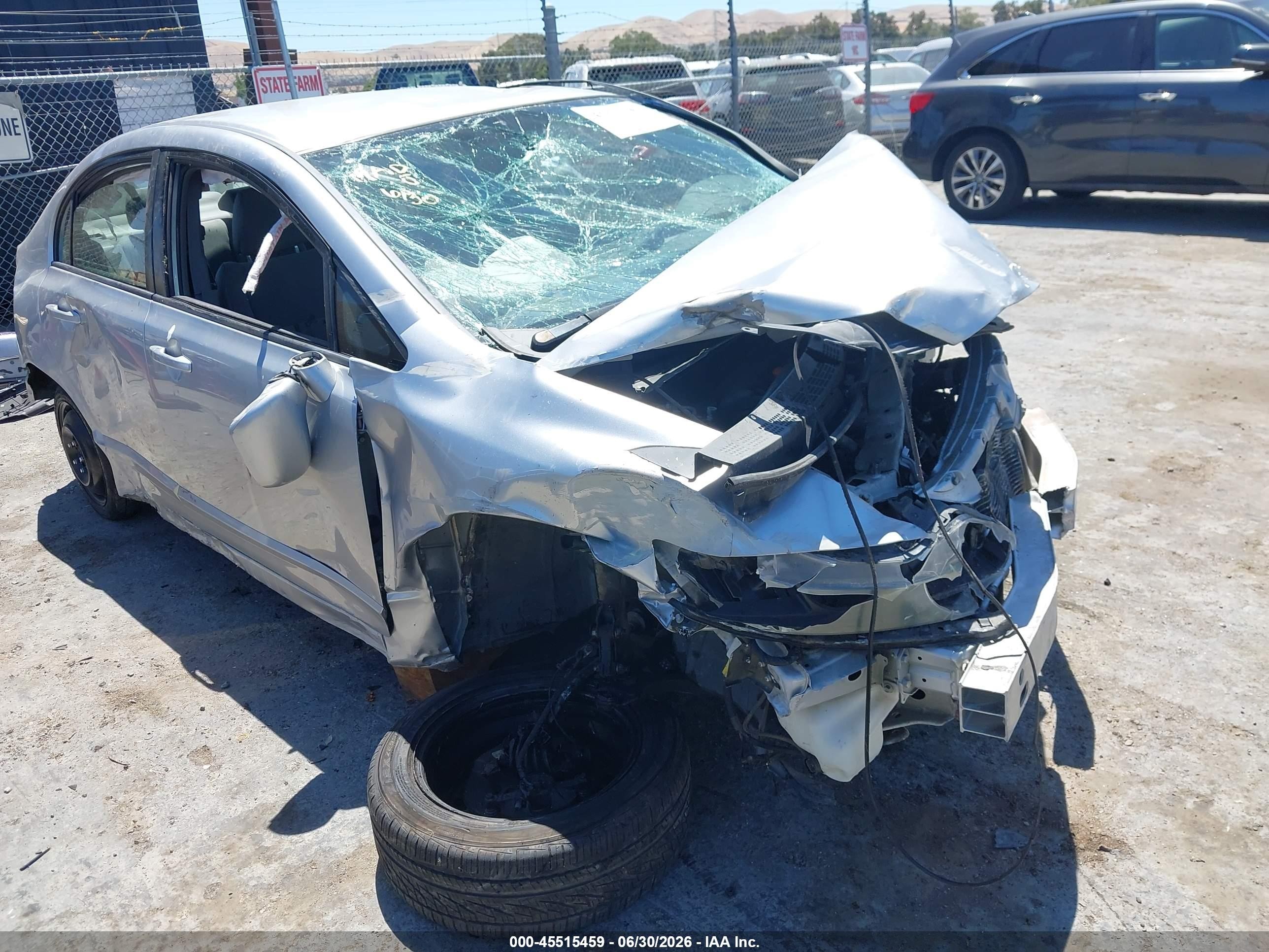 2008 Honda Civic Lx Silver vin: 2HGFA16508H302168