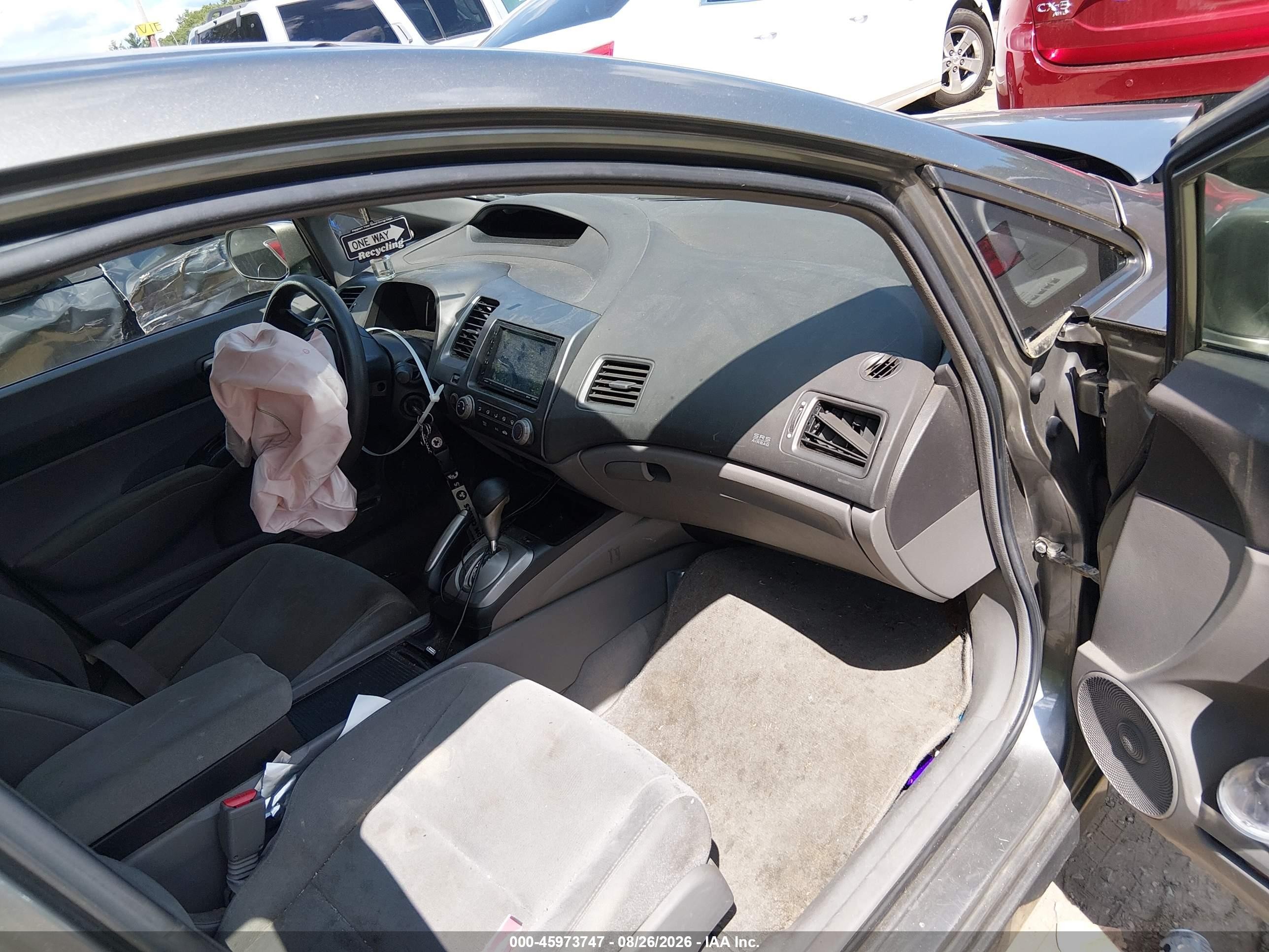 2008 Honda Civic Lx Beige vin: 2HGFA16508H322713
