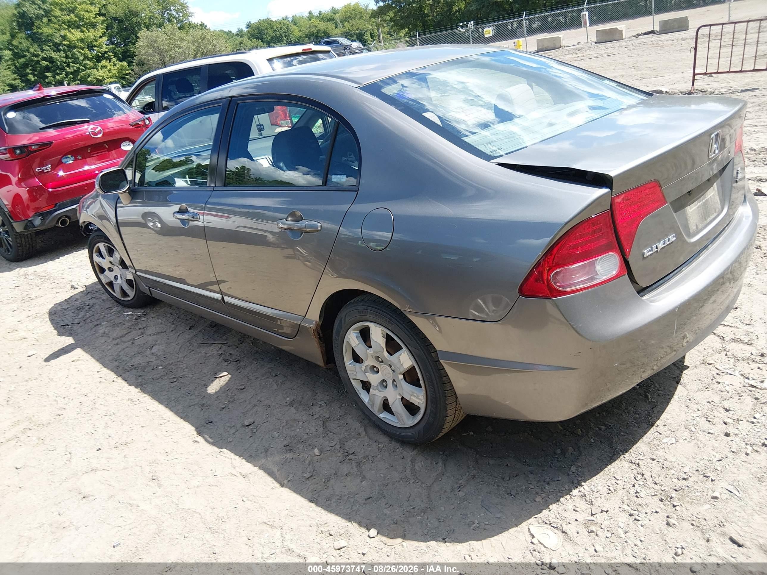 2008 Honda Civic Lx Beige vin: 2HGFA16508H322713