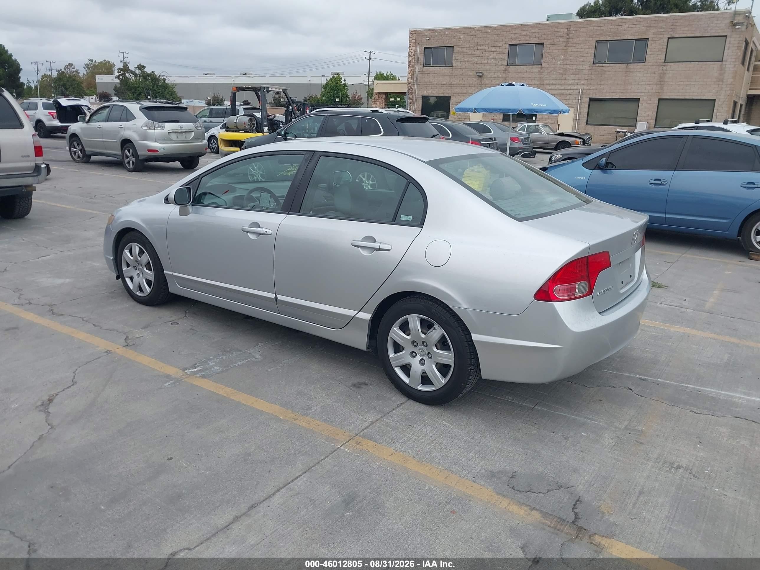 2008 Honda Civic Lx Серый vin: 2HGFA16508H325708