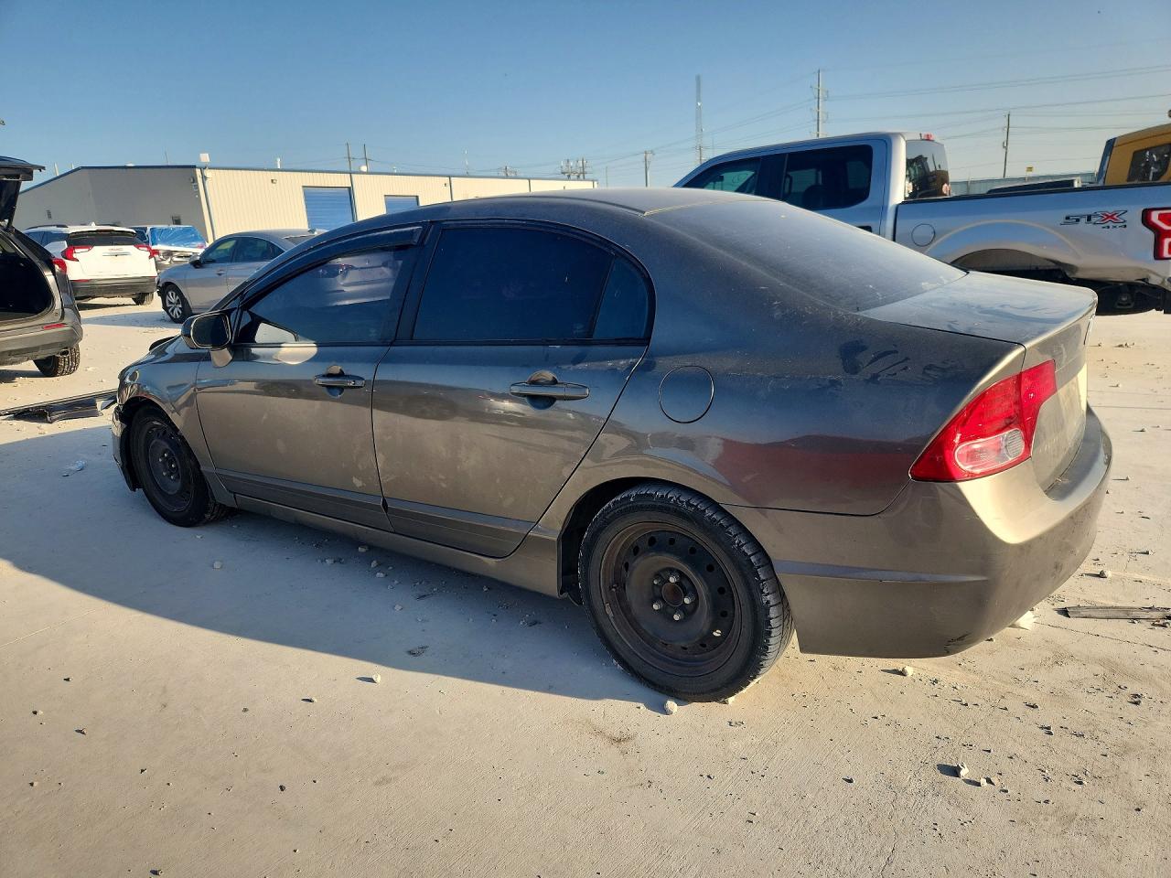 2008 Honda Civic Lx Silver vin: 2HGFA16508H330648