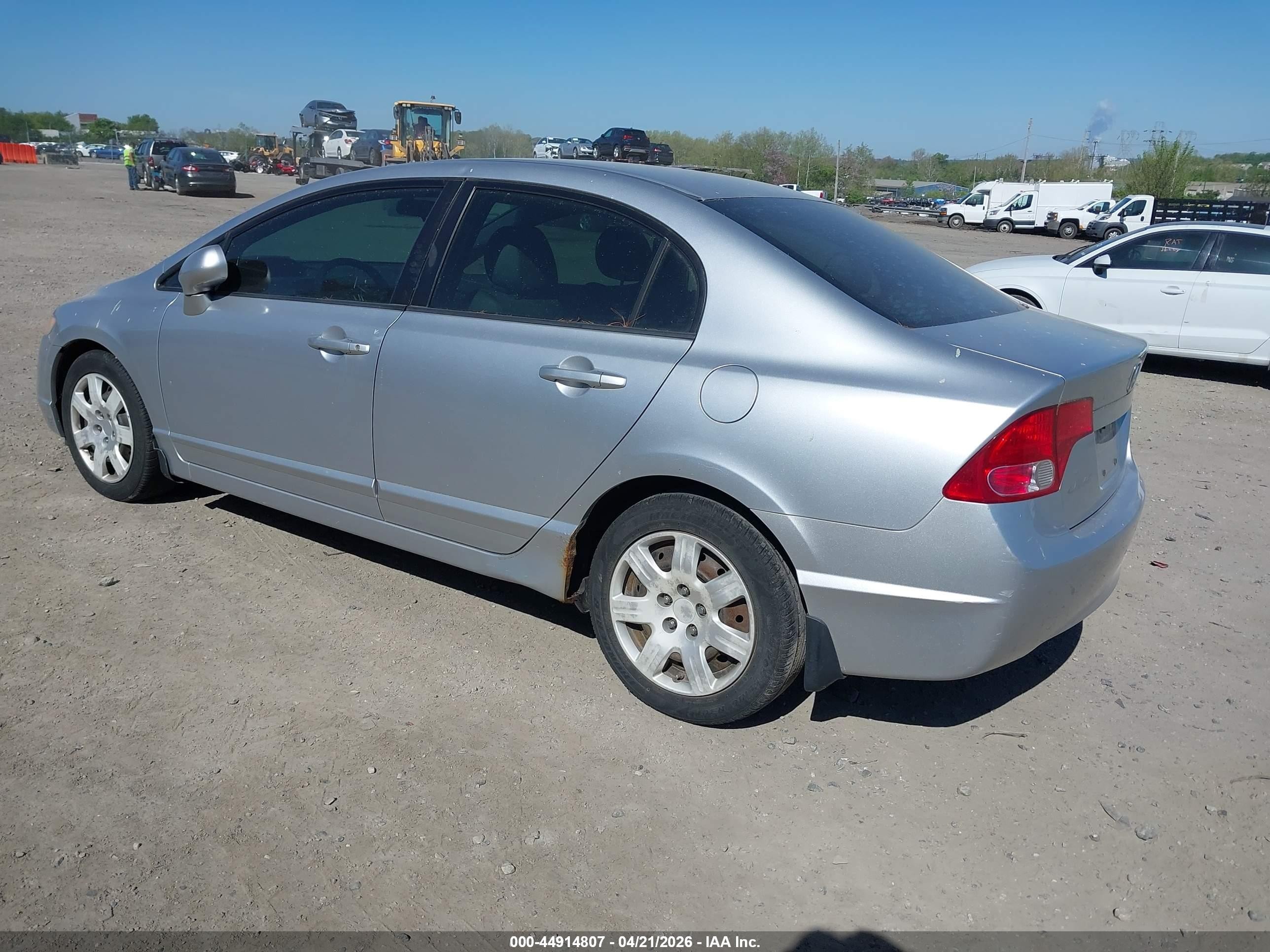 2008 Honda Civic Lx Серебряный vin: 2HGFA16508H330780