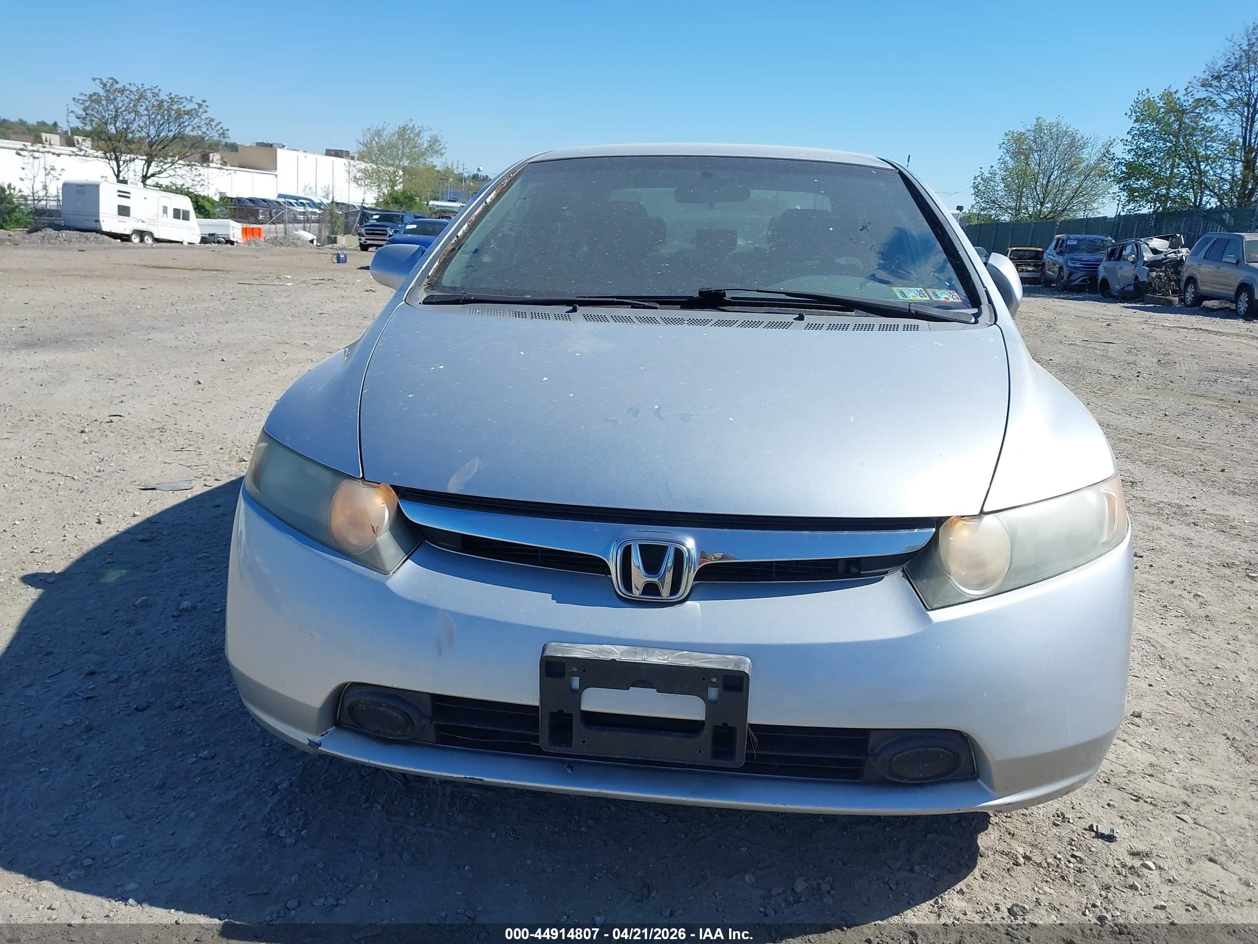 2008 Honda Civic Lx Серебряный vin: 2HGFA16508H330780