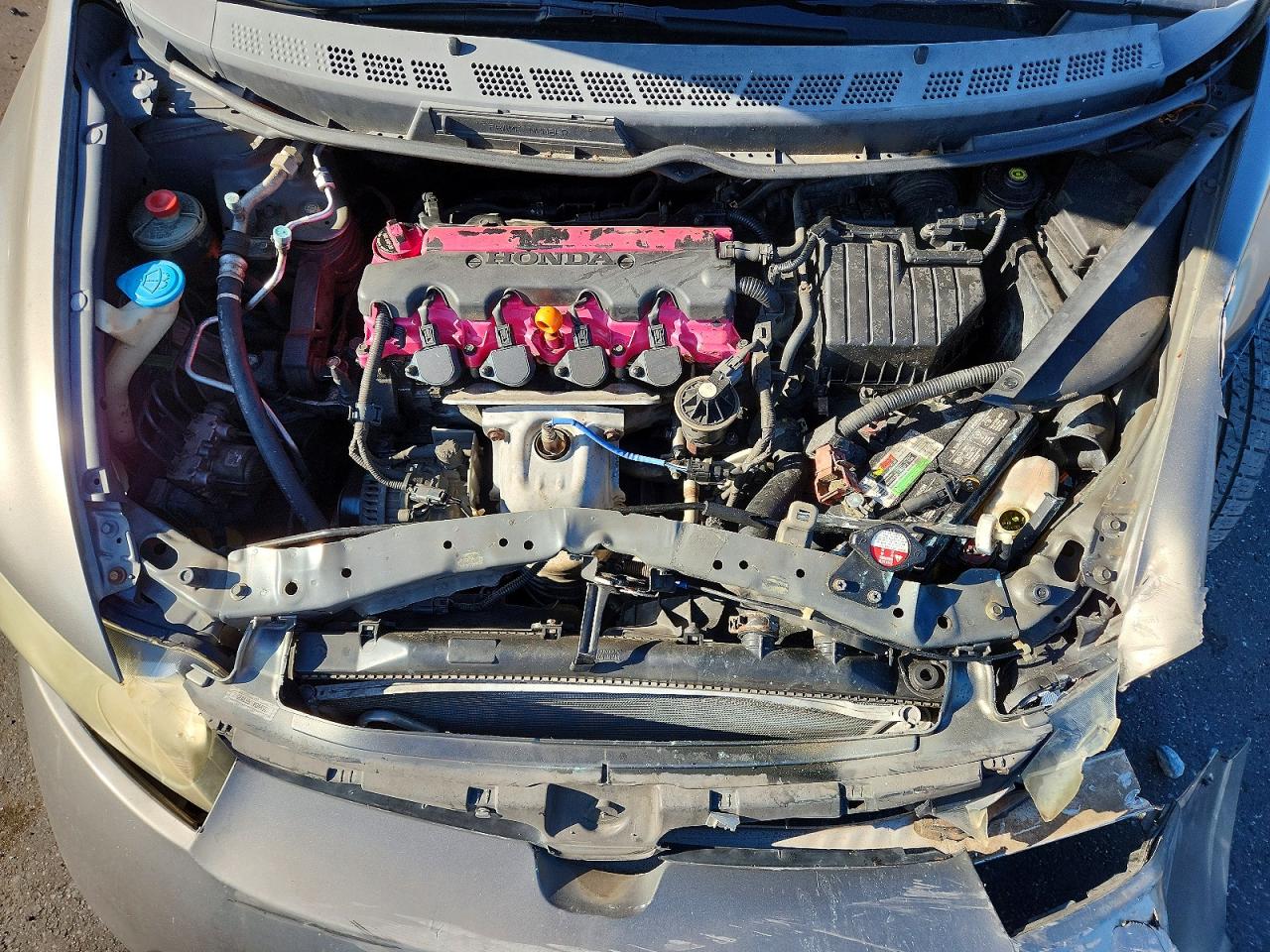 2008 Honda Civic Lx Серый vin: 2HGFA16508H344503
