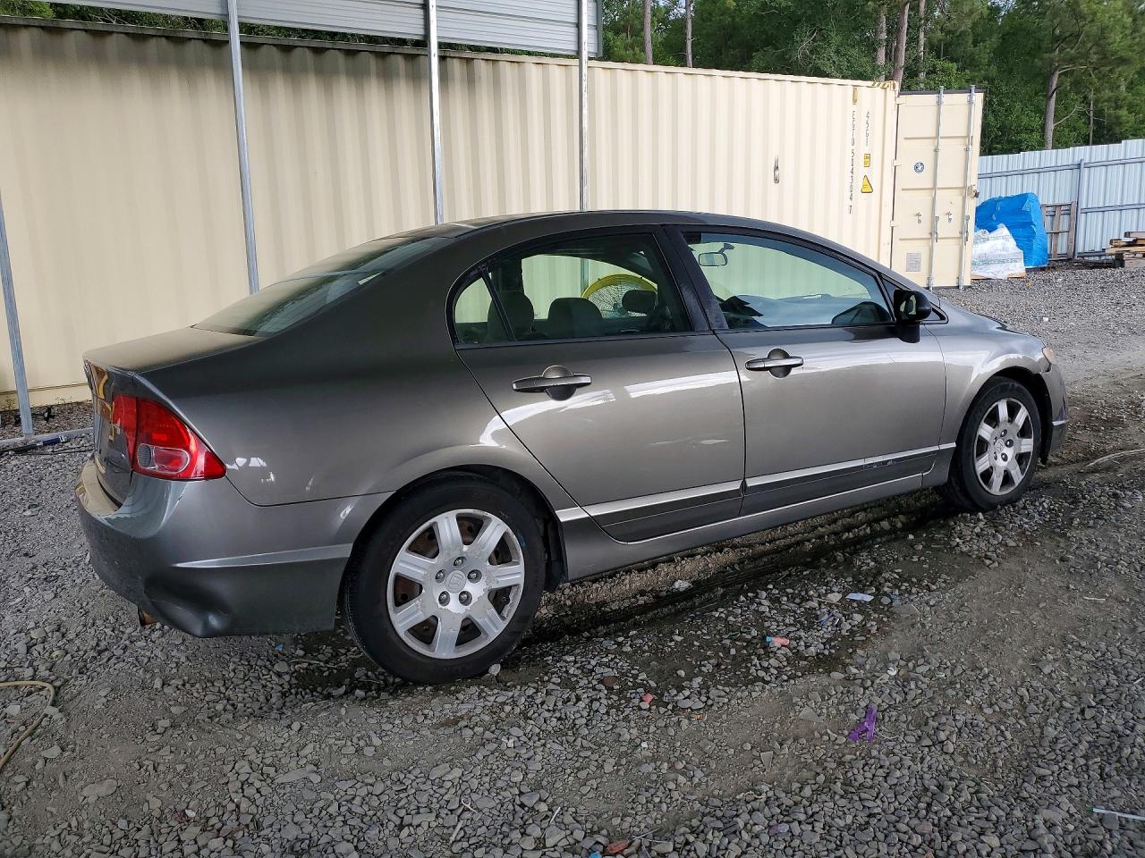 2008 Honda Civic Lx Gray vin: 2HGFA16508H347238