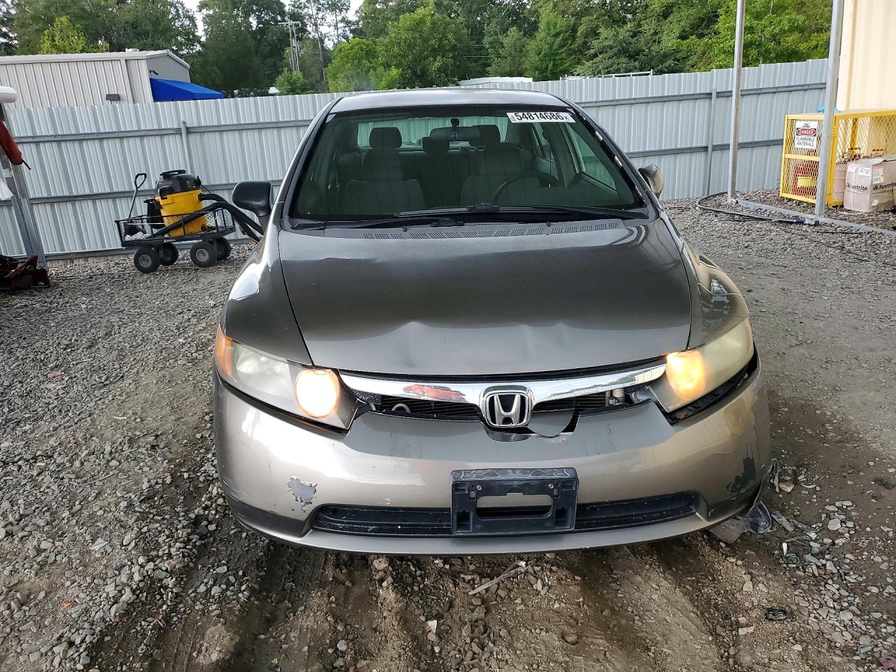 2008 Honda Civic Lx Gray vin: 2HGFA16508H347238