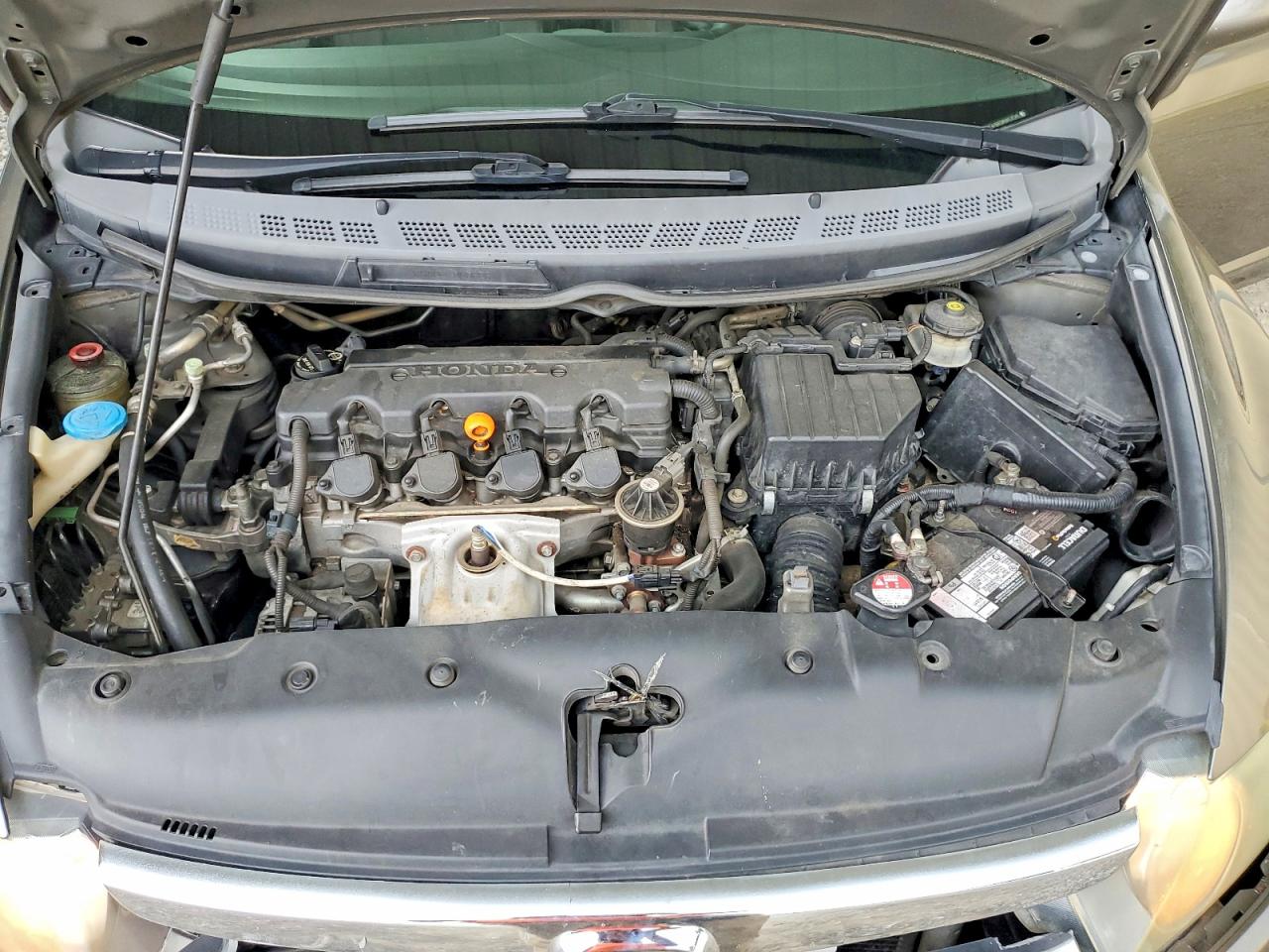 2008 Honda Civic Lx Gray vin: 2HGFA16508H347238