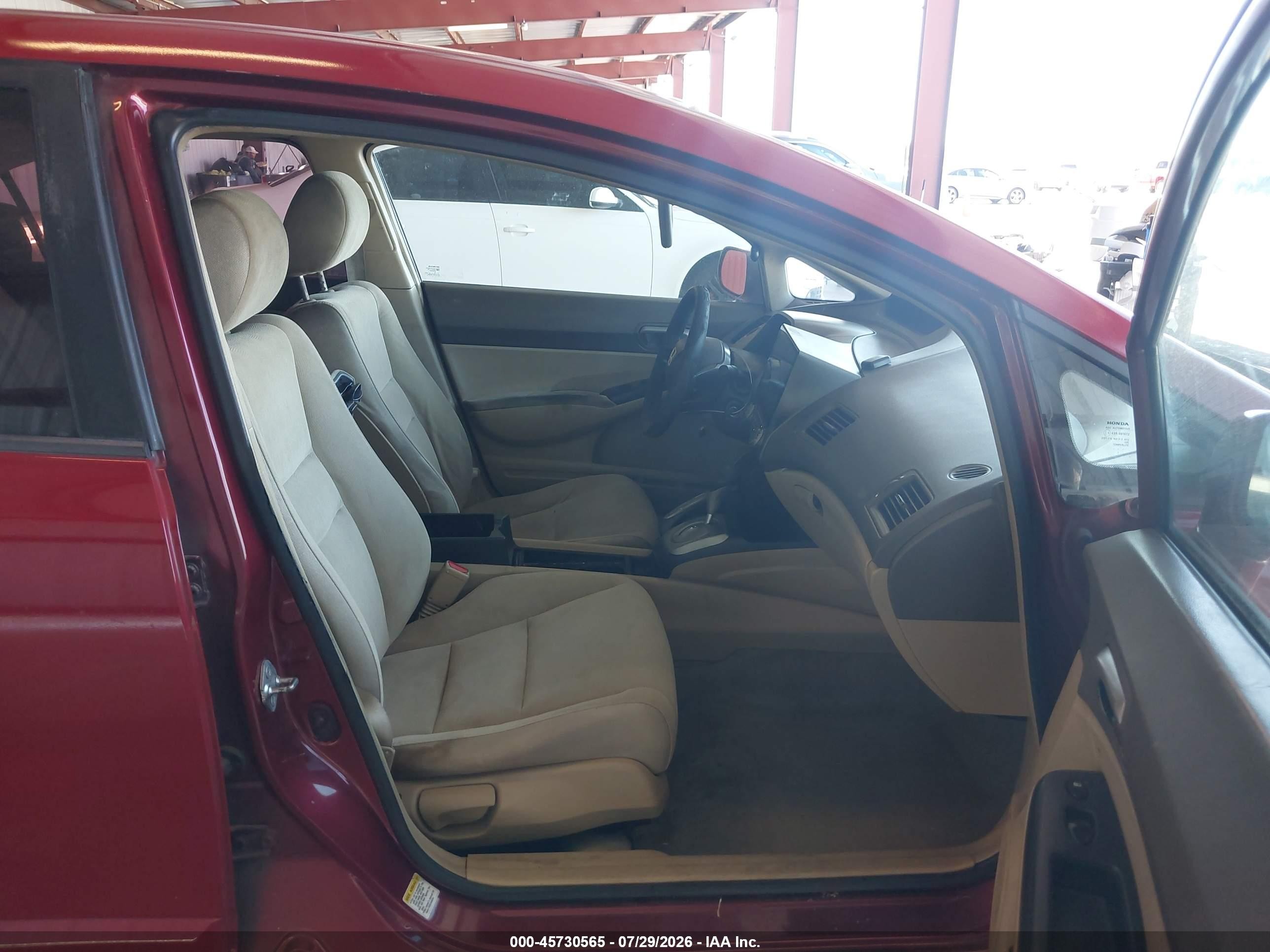 2008 Honda Civic Lx Красный vin: 2HGFA16508H509983