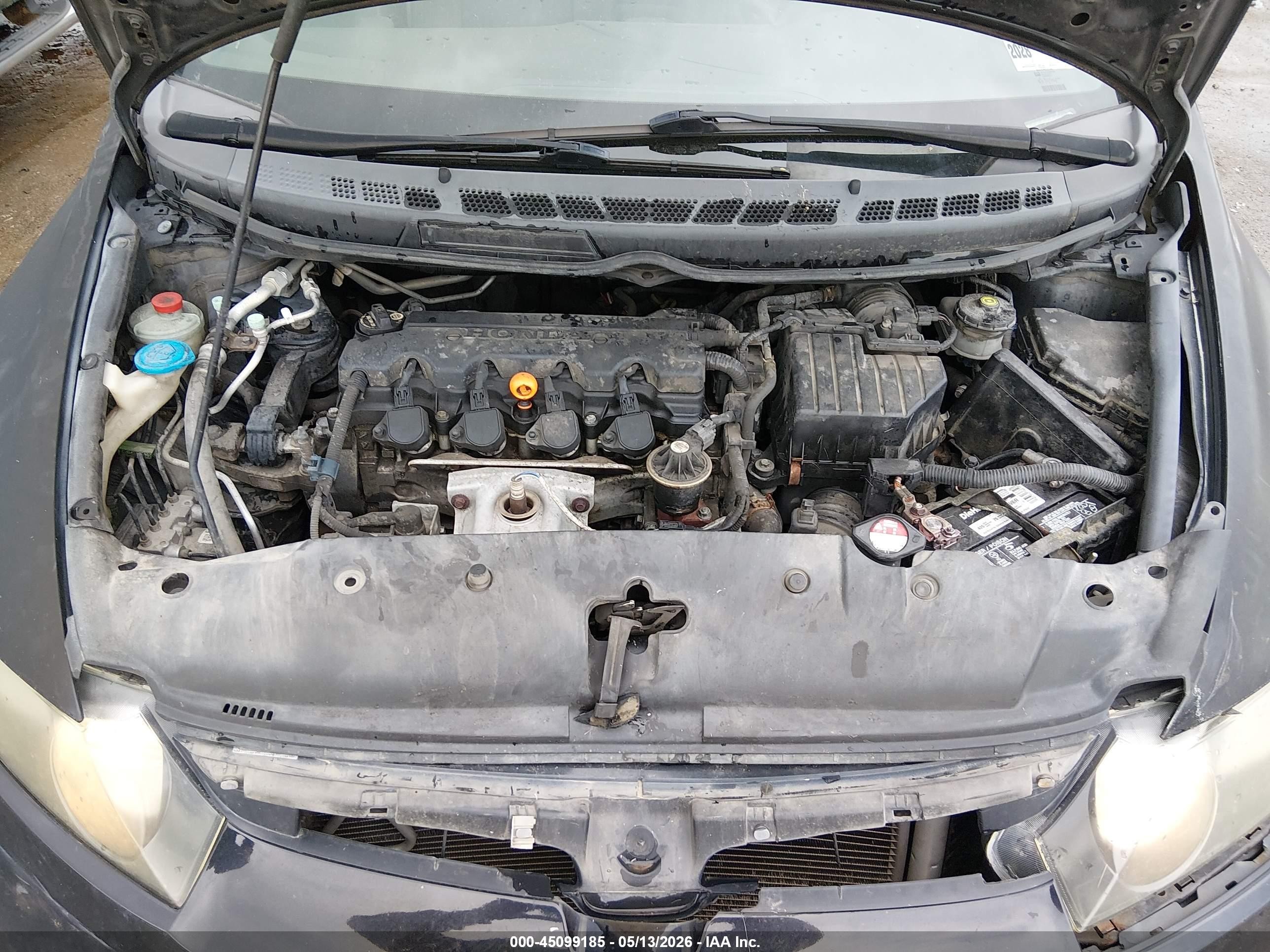 2008 Honda Civic Lx Черный vin: 2HGFA16508H513998