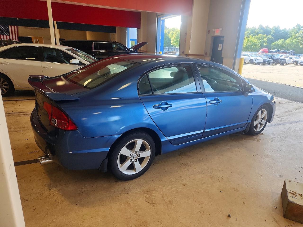 2008 Honda Civic Lx Blue vin: 2HGFA16508H527948