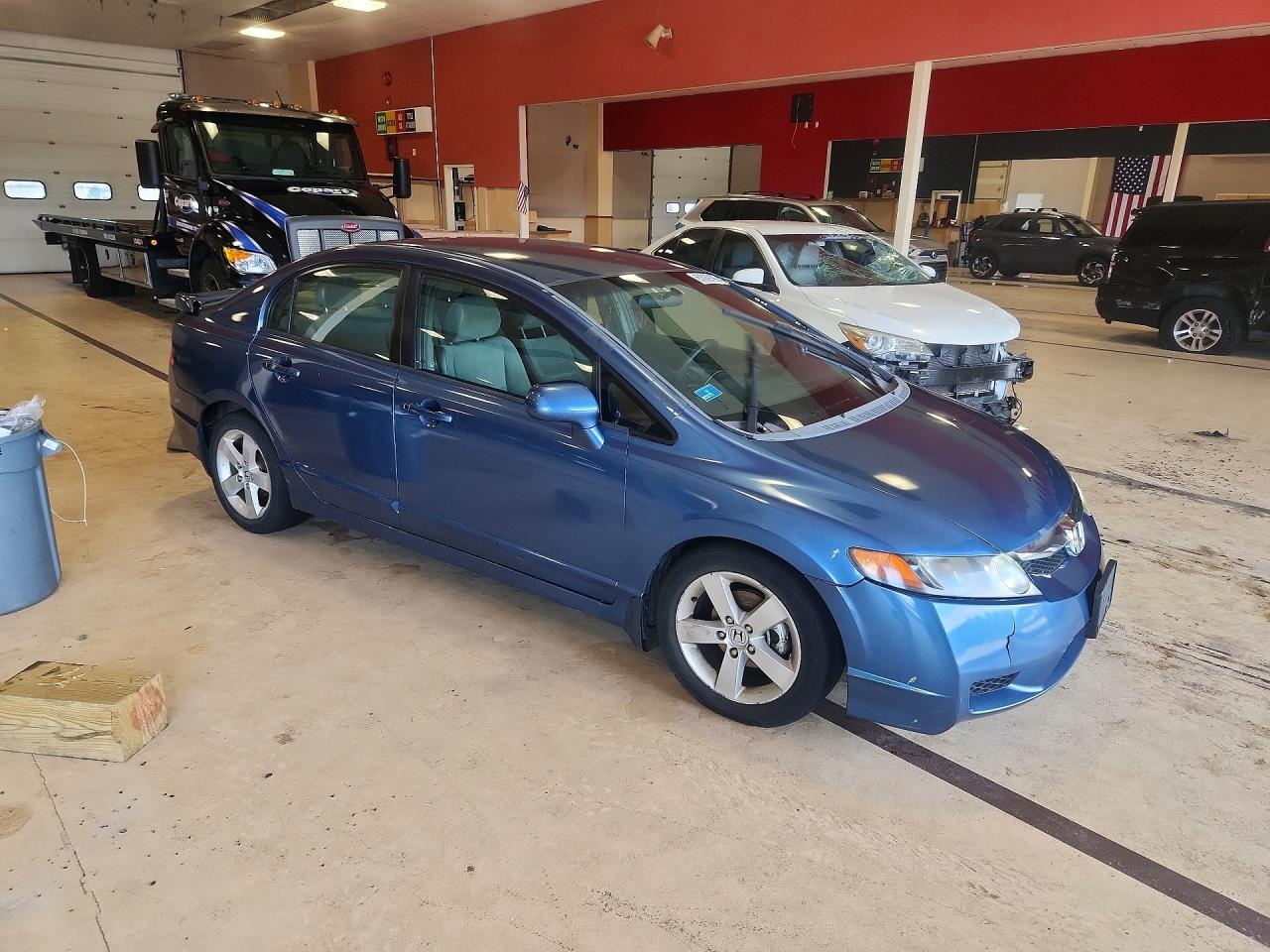 2008 Honda Civic Lx Blue vin: 2HGFA16508H527948