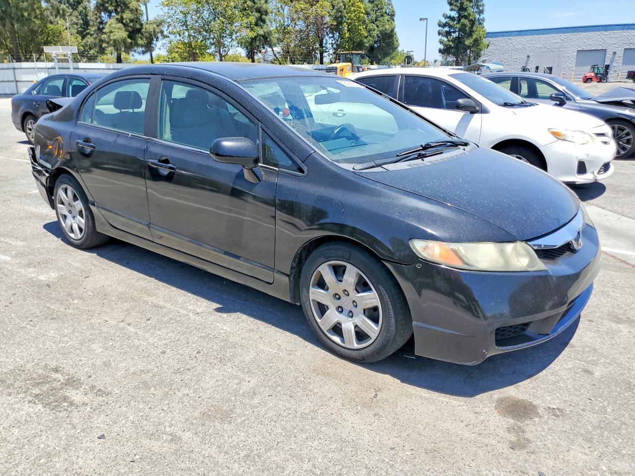 2009 Honda Civic Lx Black vin: 2HGFA16509H303161