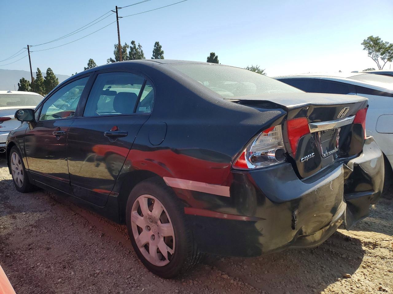 2009 Honda Civic Lx Black vin: 2HGFA16509H303161