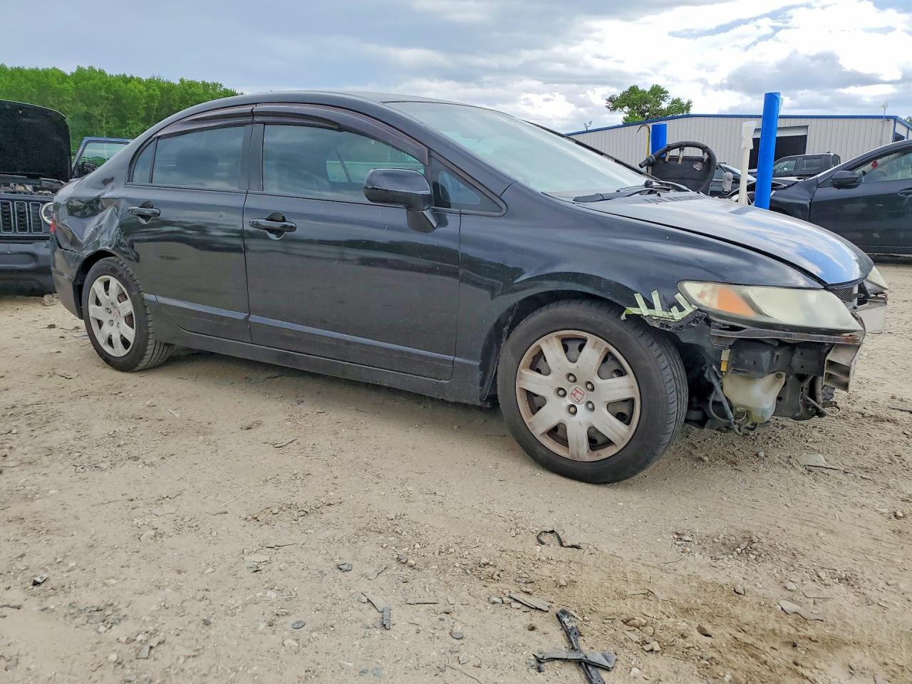 2009 Honda Civic Lx Black vin: 2HGFA16509H305735