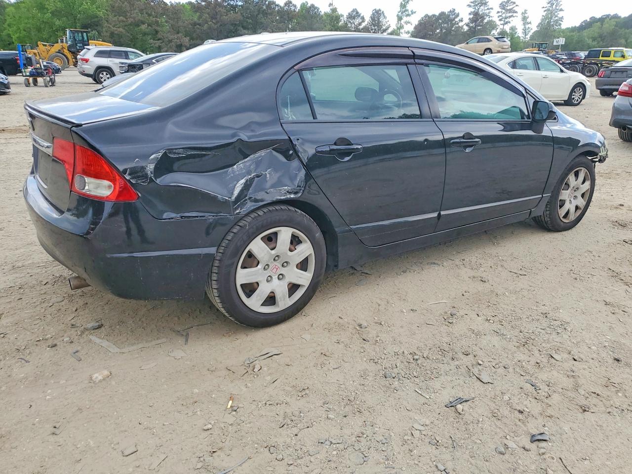 2009 Honda Civic Lx Black vin: 2HGFA16509H305735