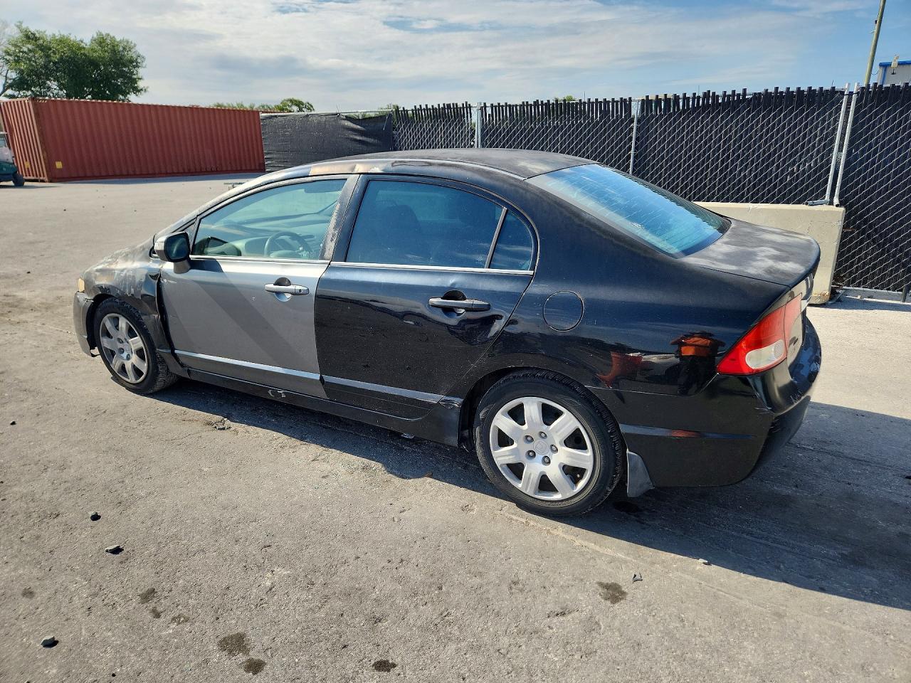 2009 Honda Civic Lx Black vin: 2HGFA16509H310322