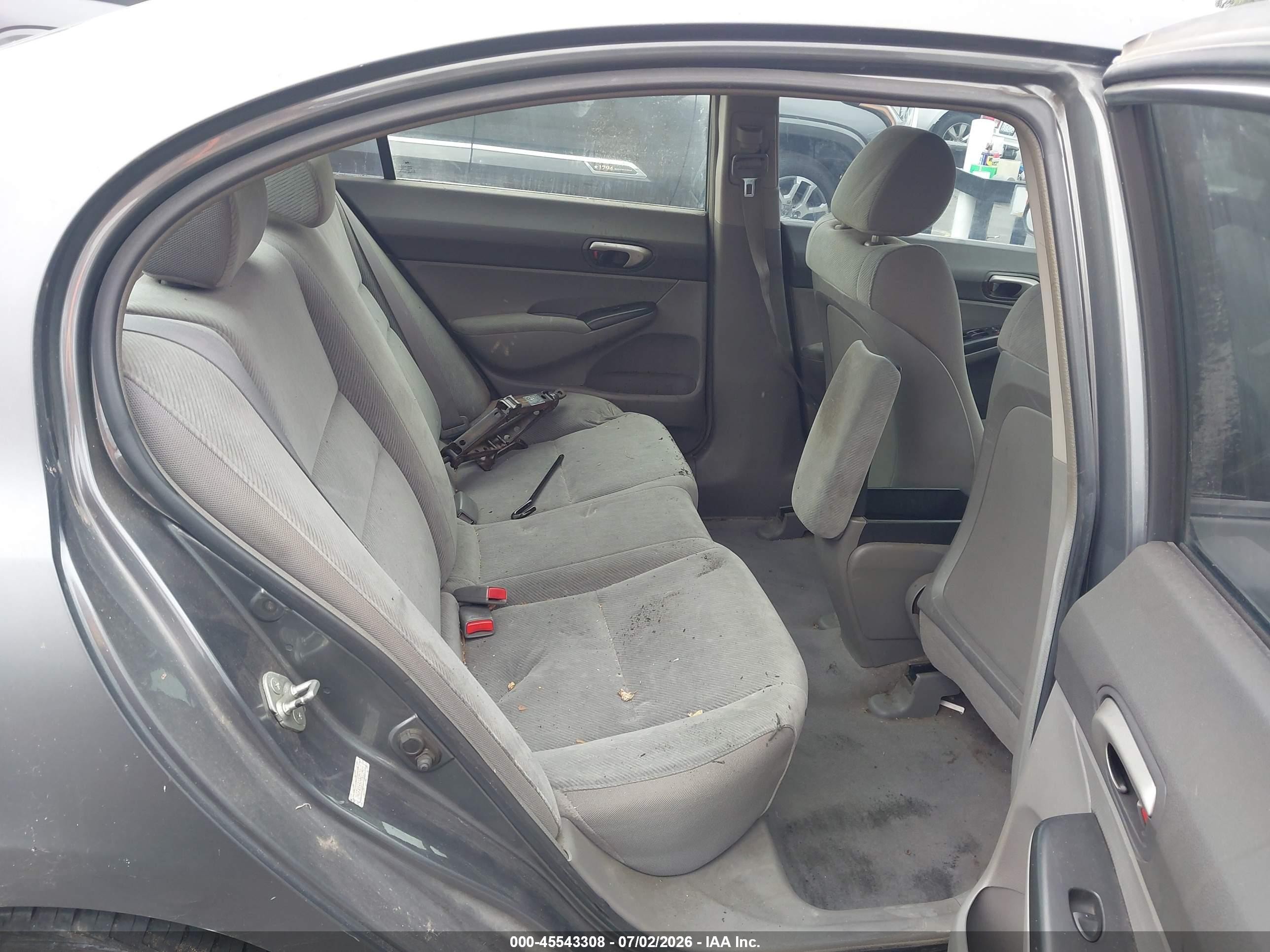 2009 Honda Civic Lx Gray vin: 2HGFA16509H310465