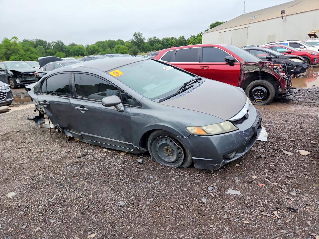 2009 Honda Civic Lx Серый vin: 2HGFA16509H321899