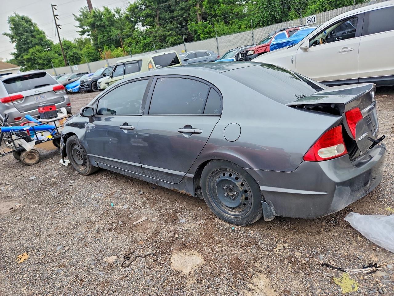 2009 Honda Civic Lx Серый vin: 2HGFA16509H321899