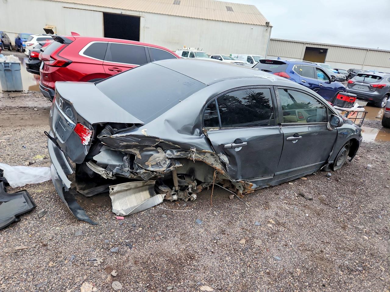 2009 Honda Civic Lx Серый vin: 2HGFA16509H321899