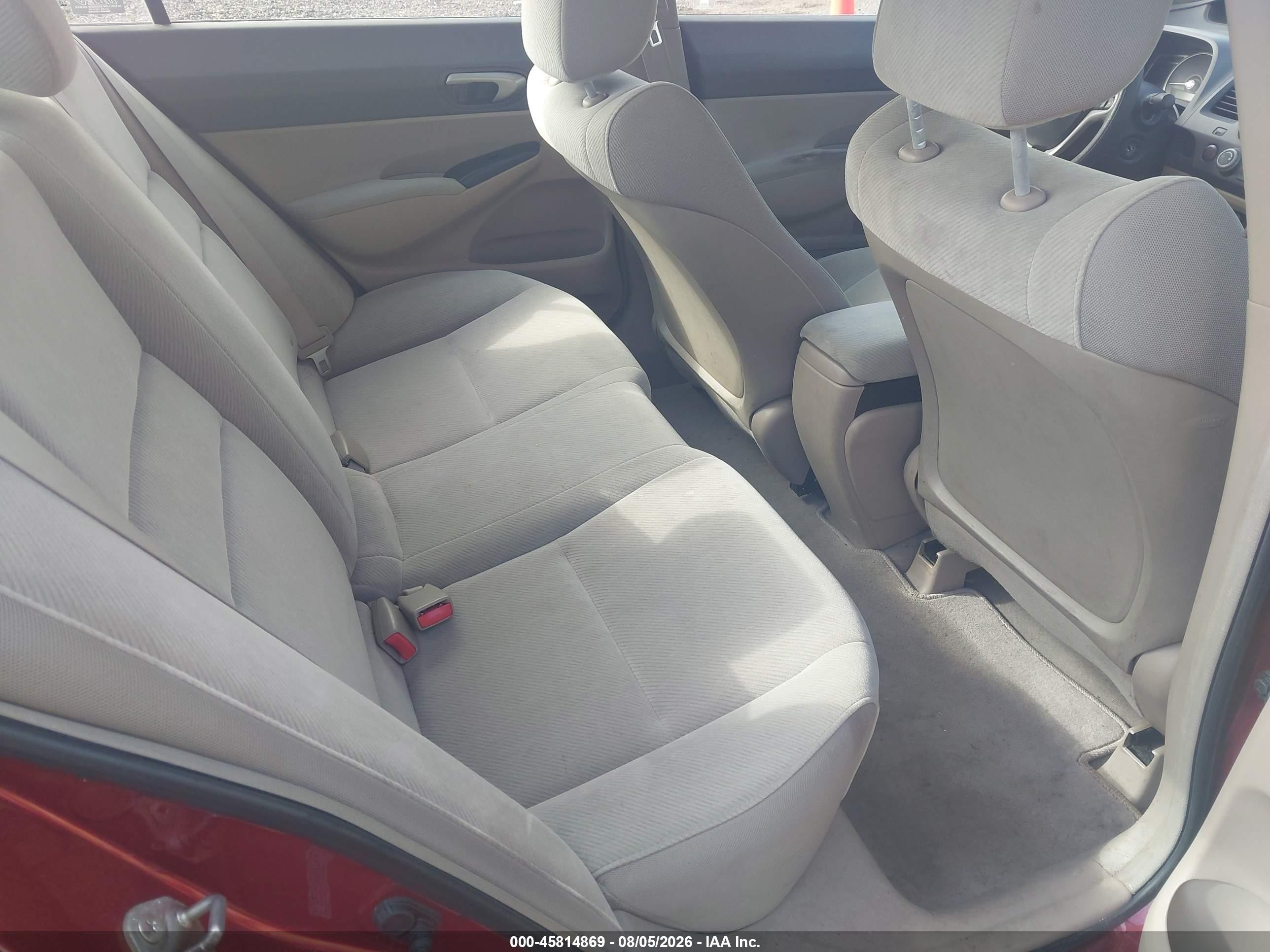 2009 Honda Civic Lx Красный vin: 2HGFA16509H324270