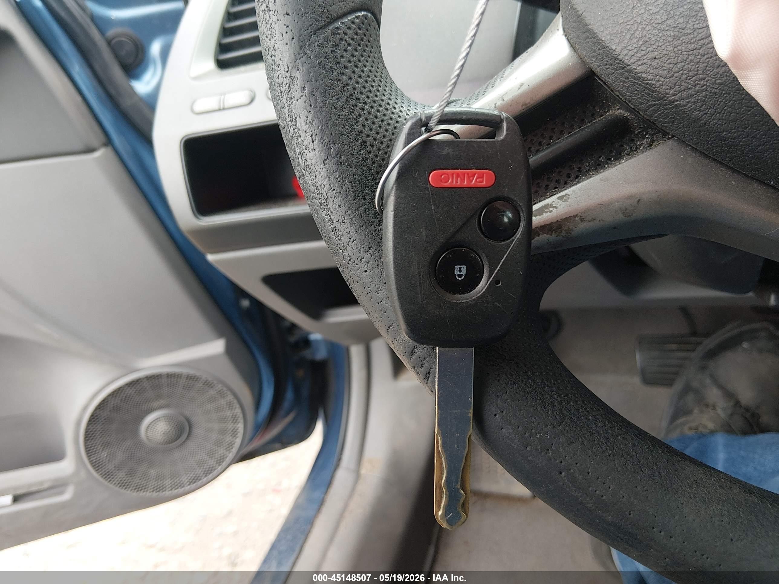 2009 Honda Civic Lx Blue vin: 2HGFA16509H325127