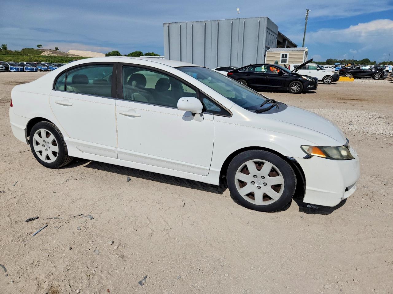 2009 Honda Civic Lx Белый vin: 2HGFA16509H361500
