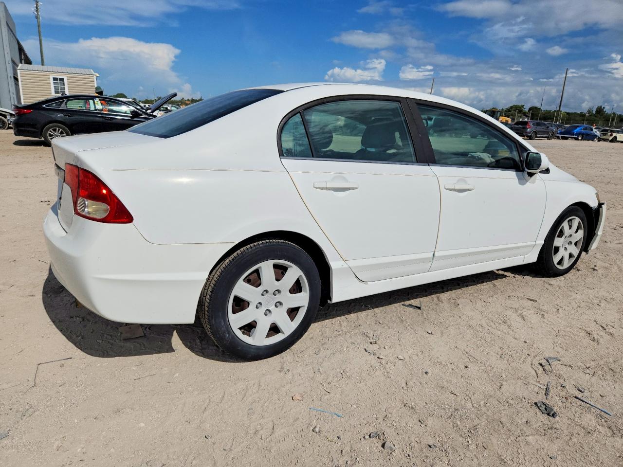 2009 Honda Civic Lx Белый vin: 2HGFA16509H361500