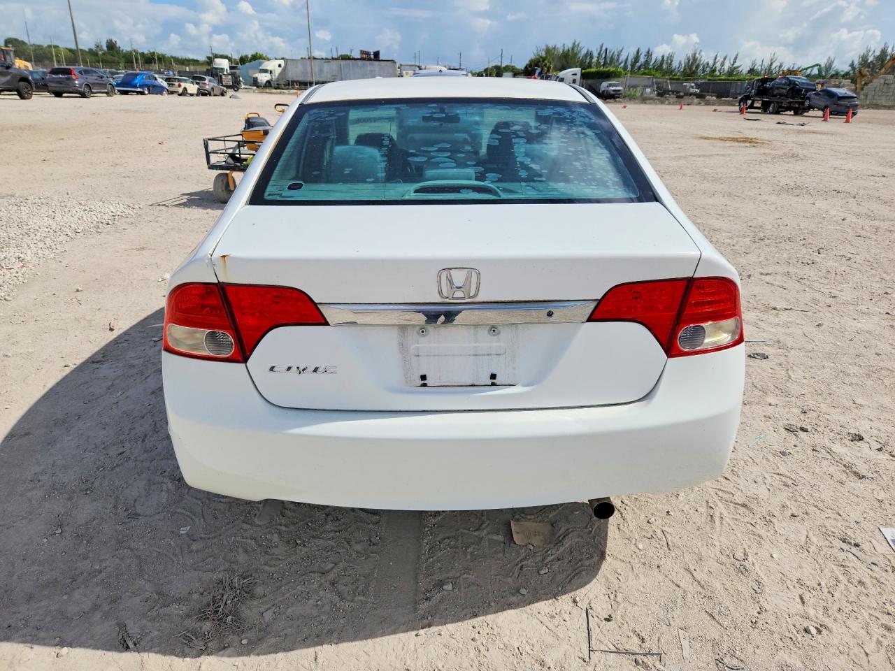 2009 Honda Civic Lx Белый vin: 2HGFA16509H361500