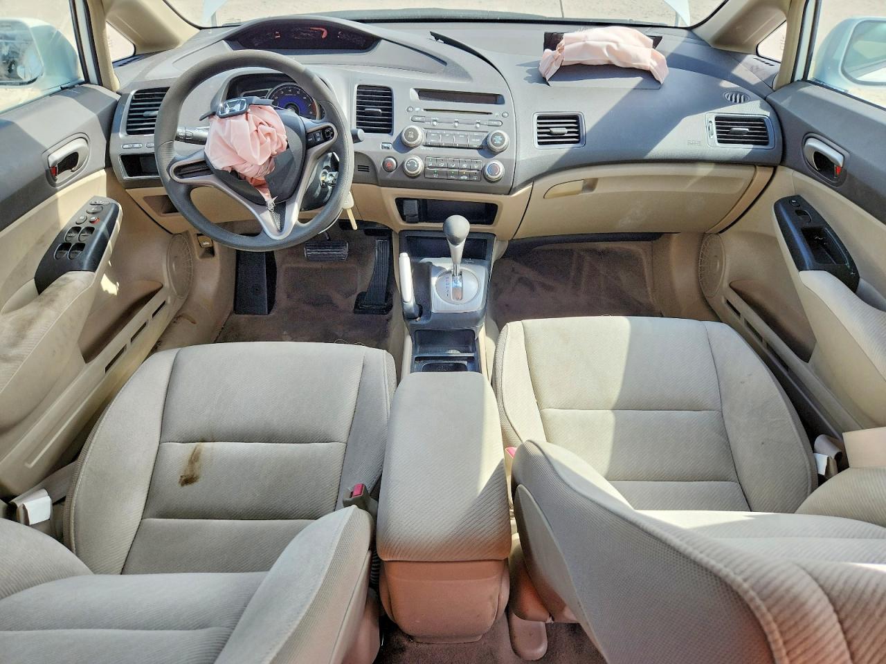 2009 Honda Civic Lx Белый vin: 2HGFA16509H361500