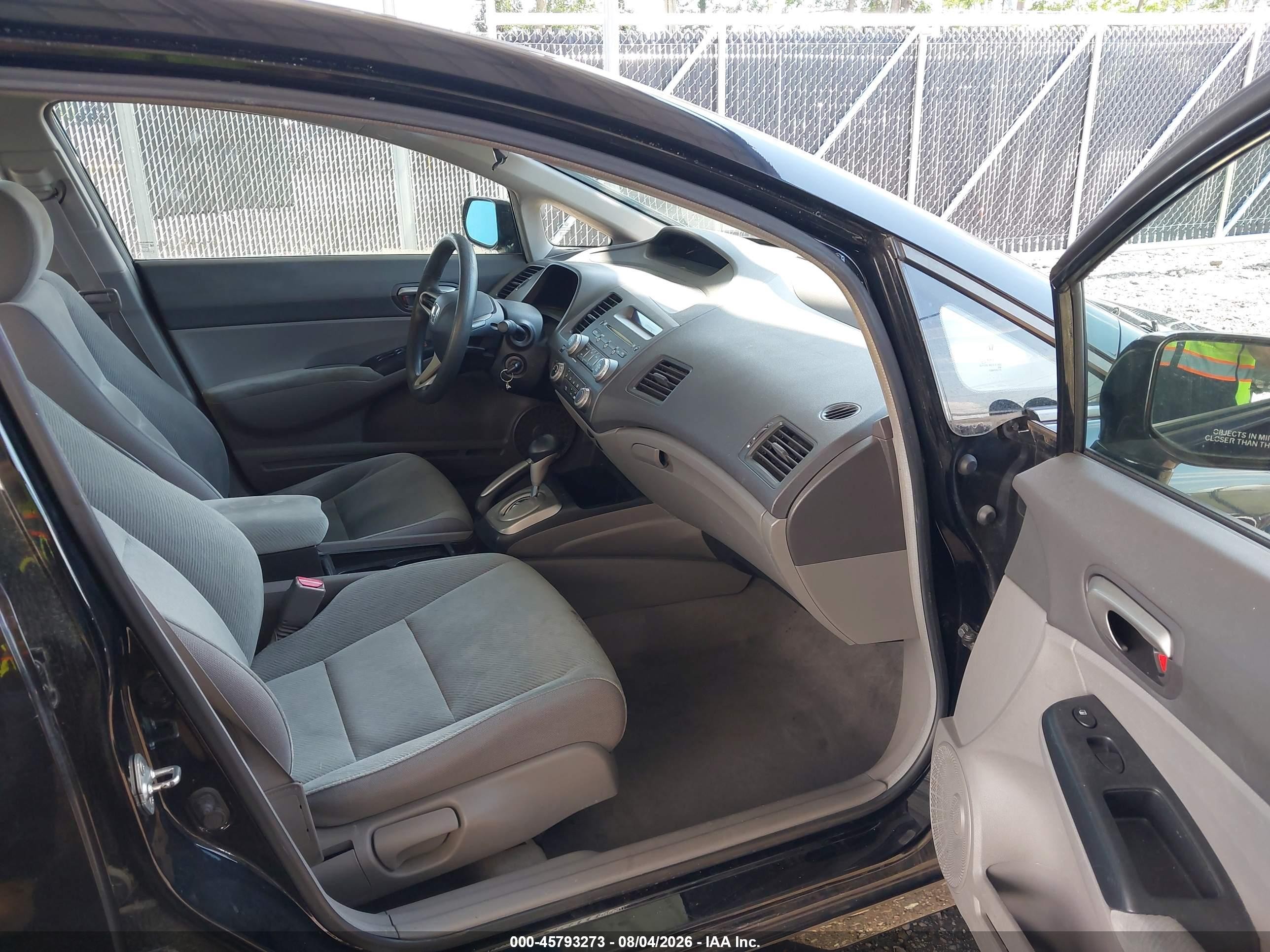 2009 Honda Civic Lx Черный vin: 2HGFA16509H369113