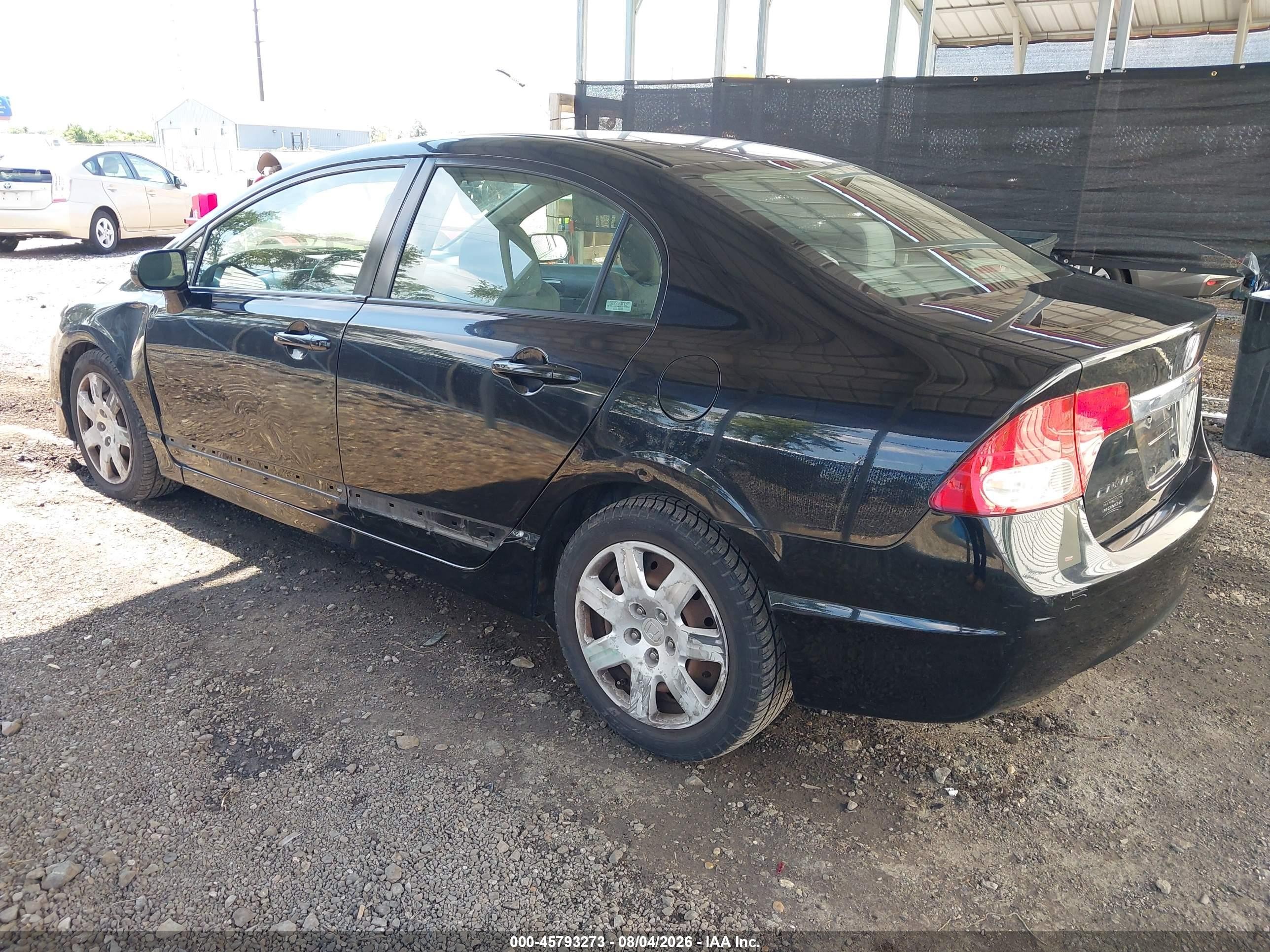 2009 Honda Civic Lx Черный vin: 2HGFA16509H369113