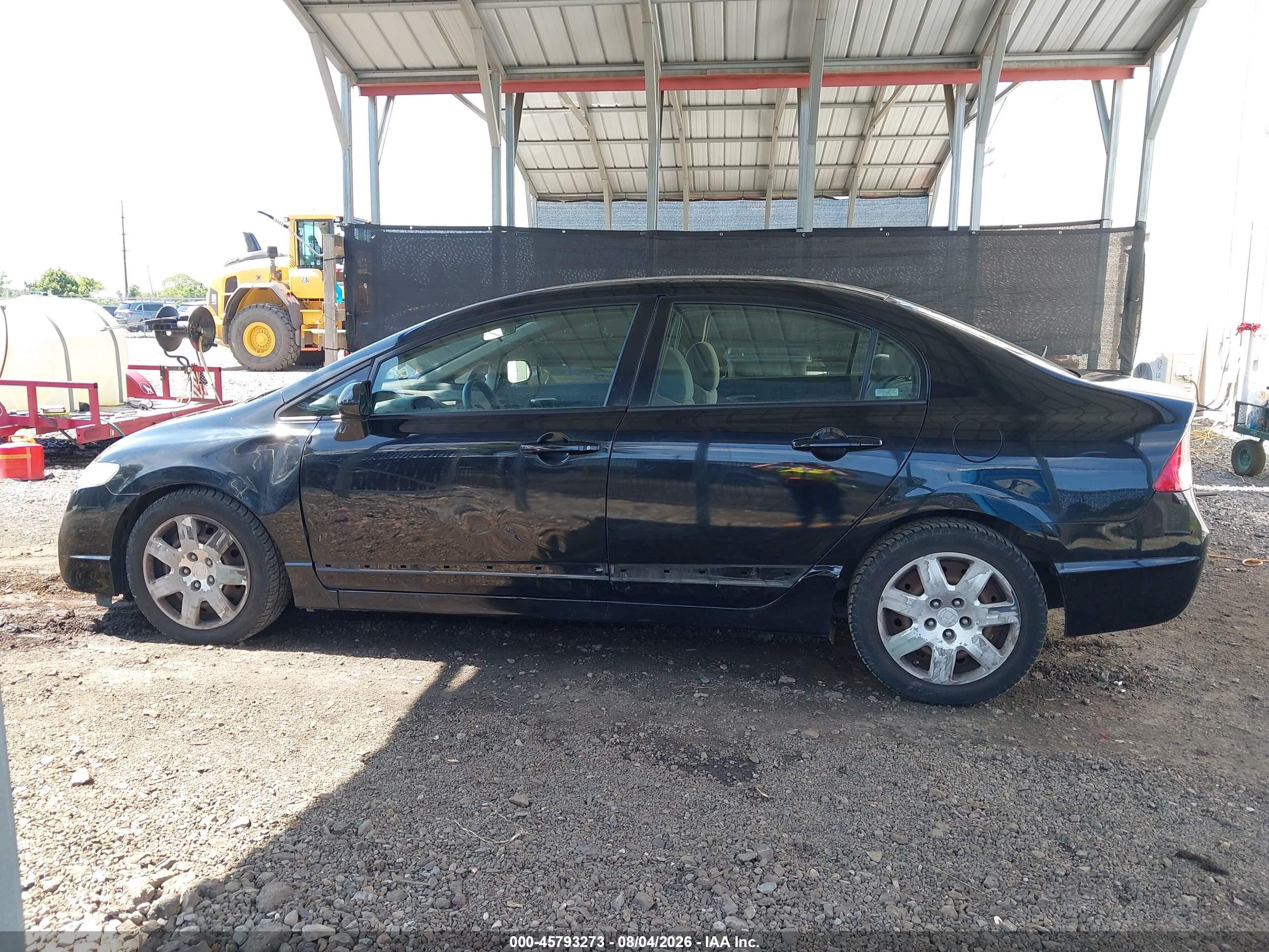 2009 Honda Civic Lx Черный vin: 2HGFA16509H369113