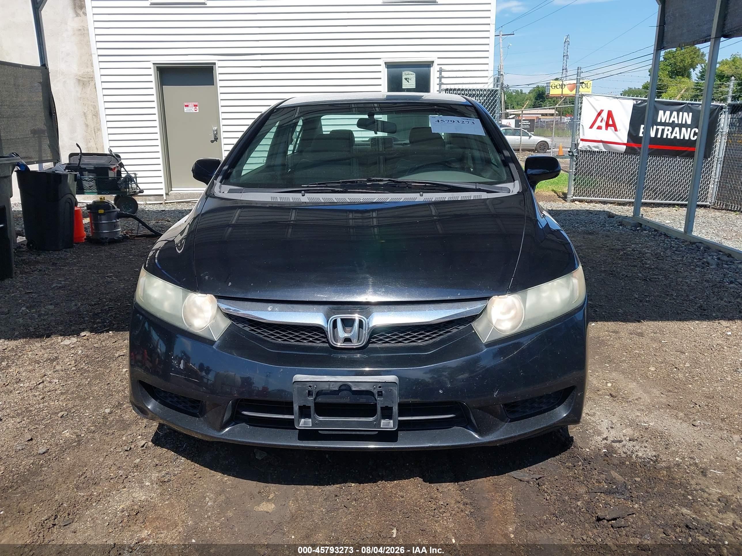 2009 Honda Civic Lx Черный vin: 2HGFA16509H369113